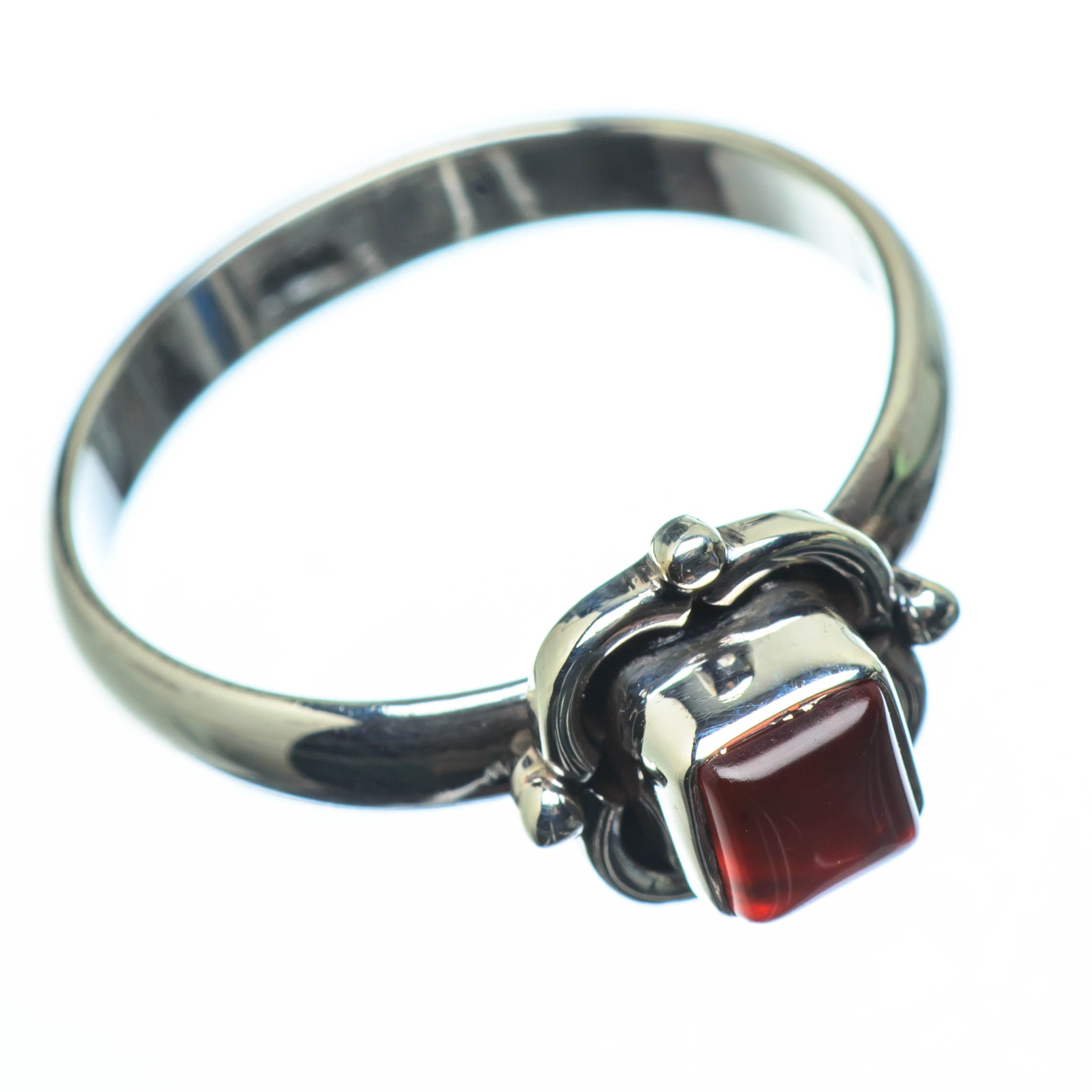 Red Onyx Rings handcrafted by Anasilvercos - RING24699