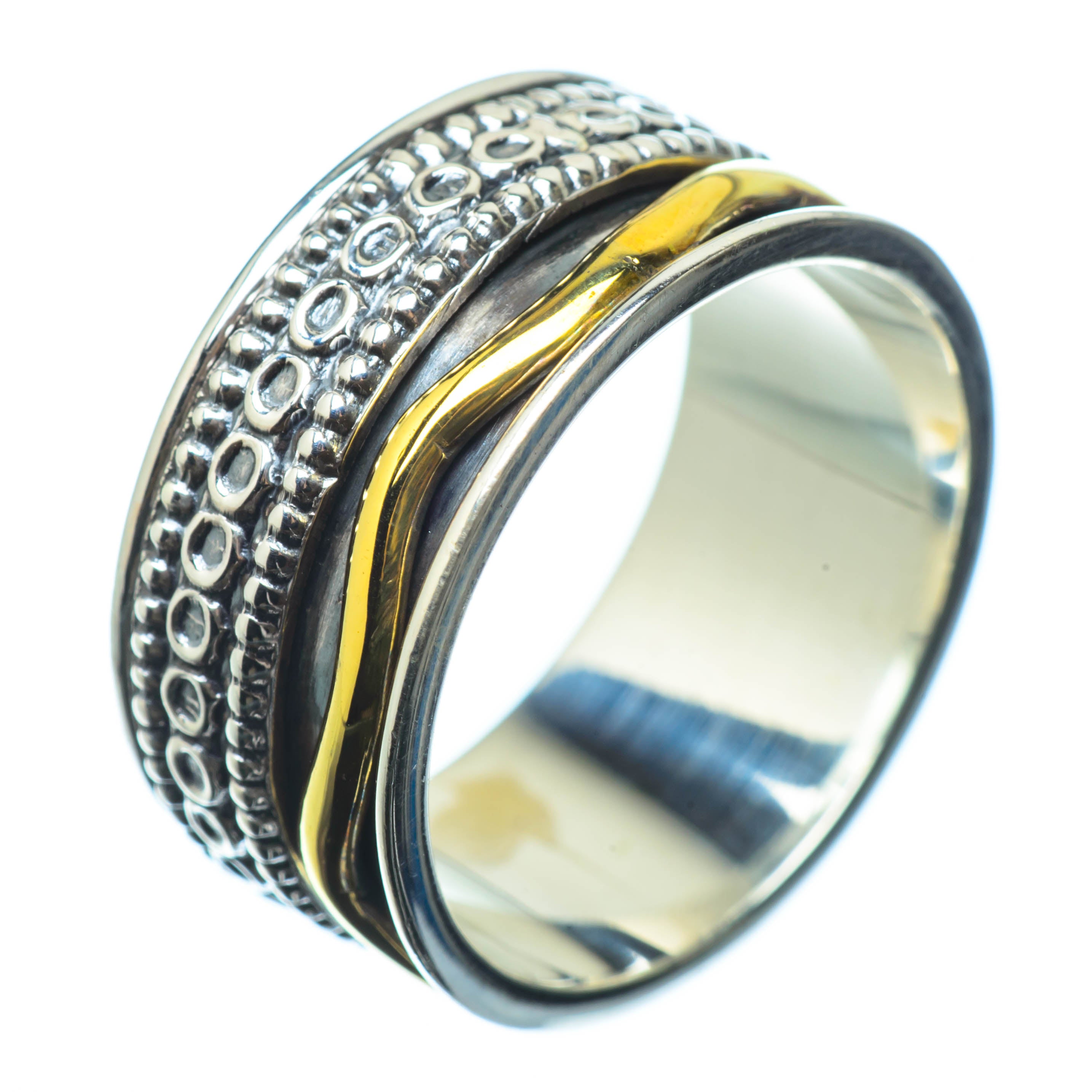 Meditation Spinner Rings handcrafted by Anasilvercos - RING24707