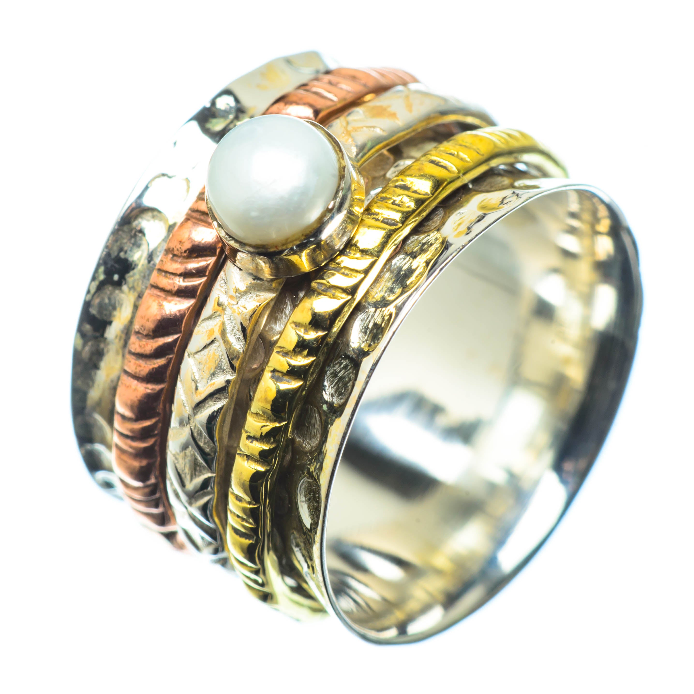 Cultured Pearl Rings handcrafted by Anasilvercos - RING24737