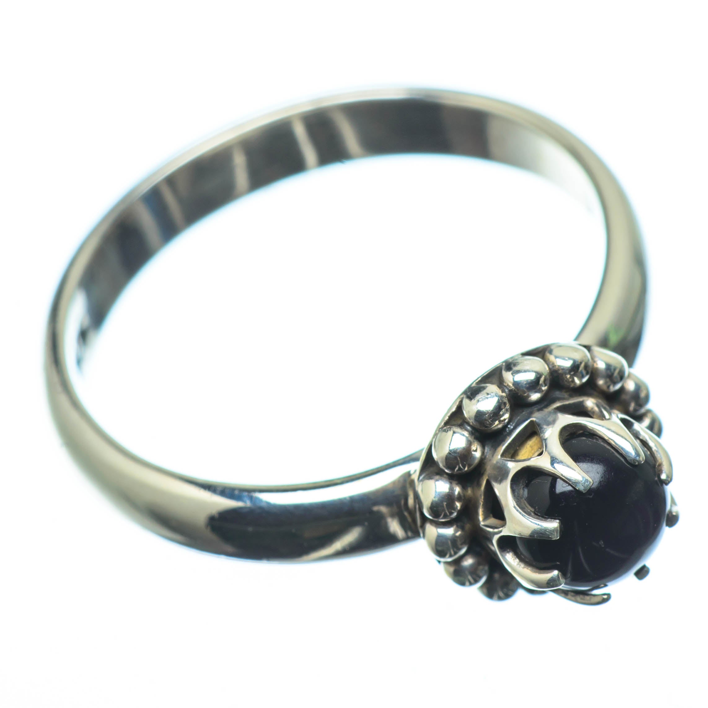 Black Onyx Rings handcrafted by Anasilvercos - RING24739