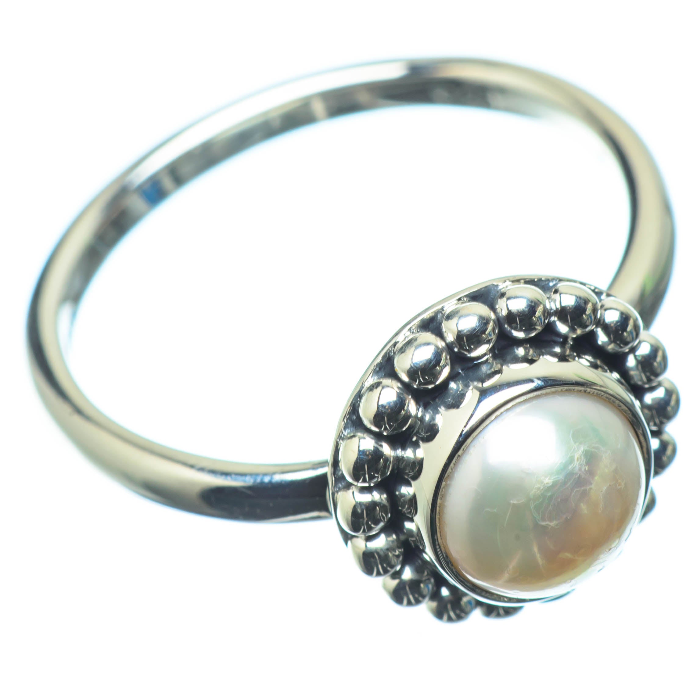 Cultured Pearl Rings handcrafted by Anasilvercos - RING24771
