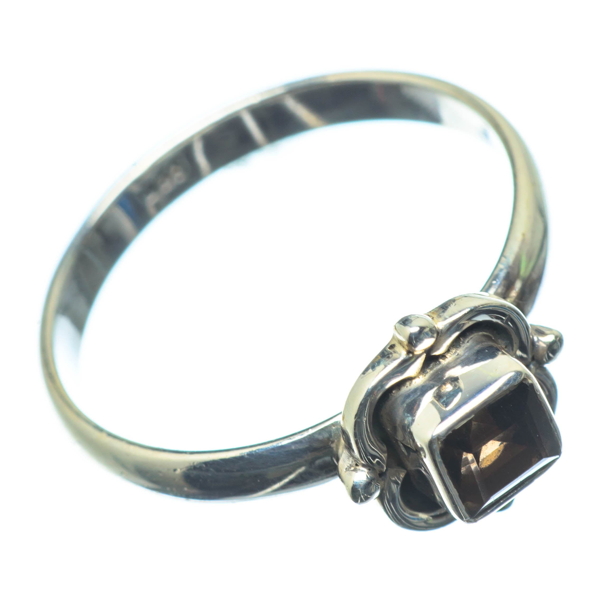Smoky Quartz Rings handcrafted by Anasilvercos - RING24786