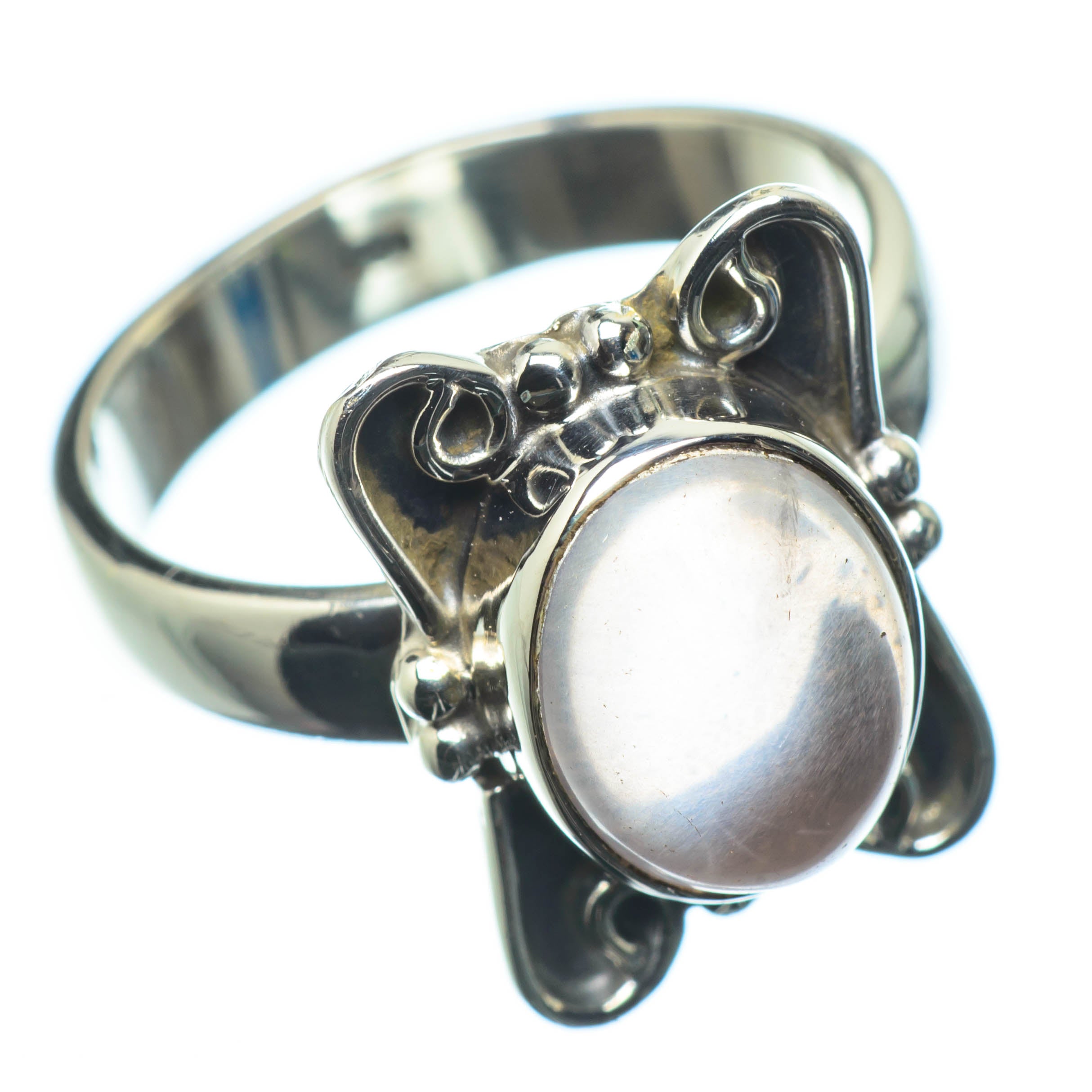 Rose Quartz Rings handcrafted by Anasilvercos - RING24791
