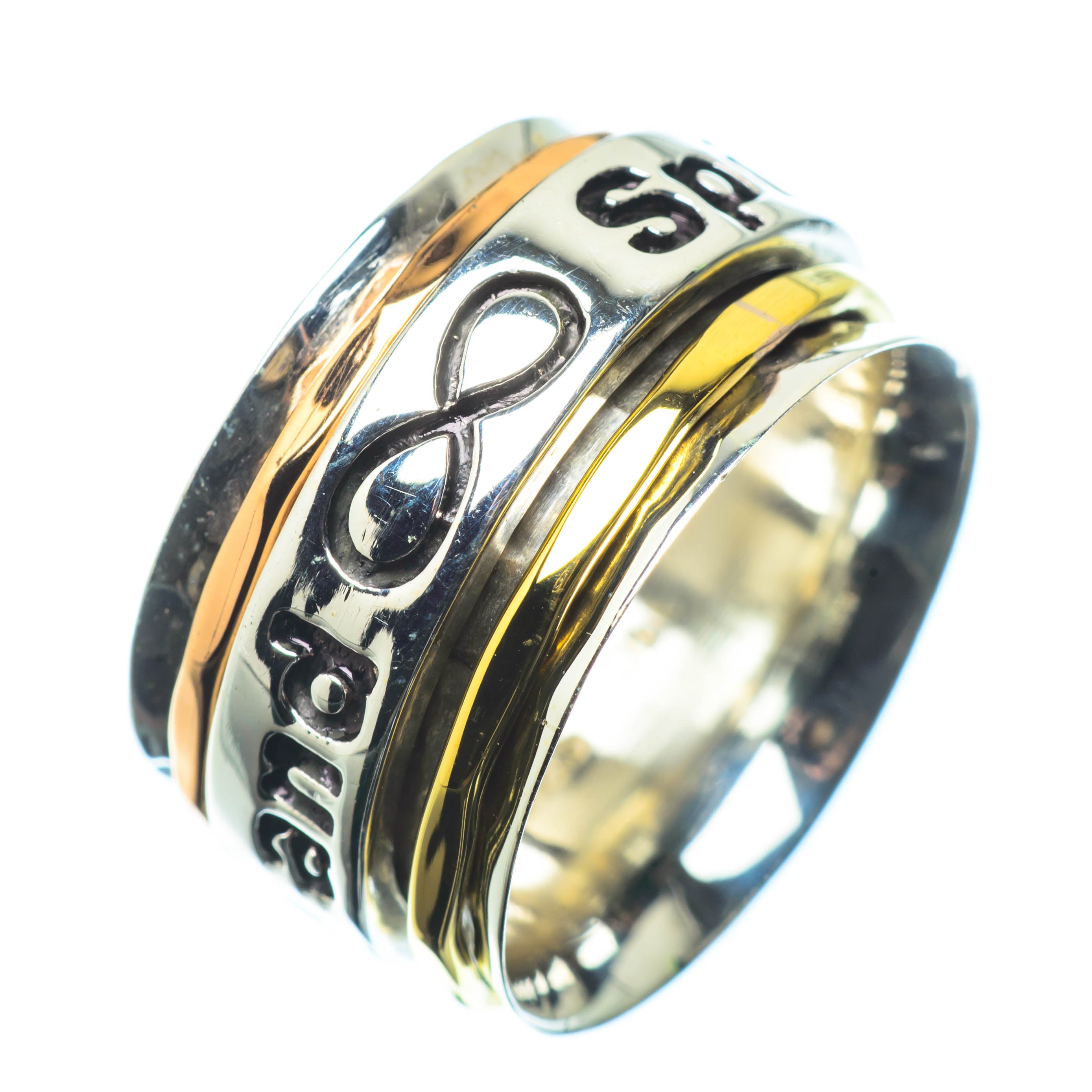 Meditation Spinner Rings handcrafted by Anasilvercos - RING24856