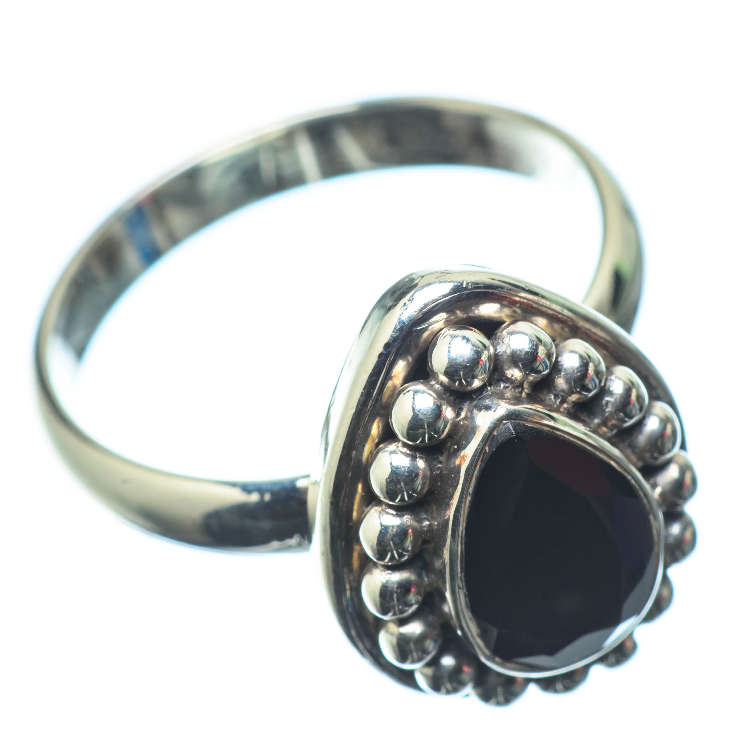Black Onyx Rings handcrafted by Anasilvercos - RING24858