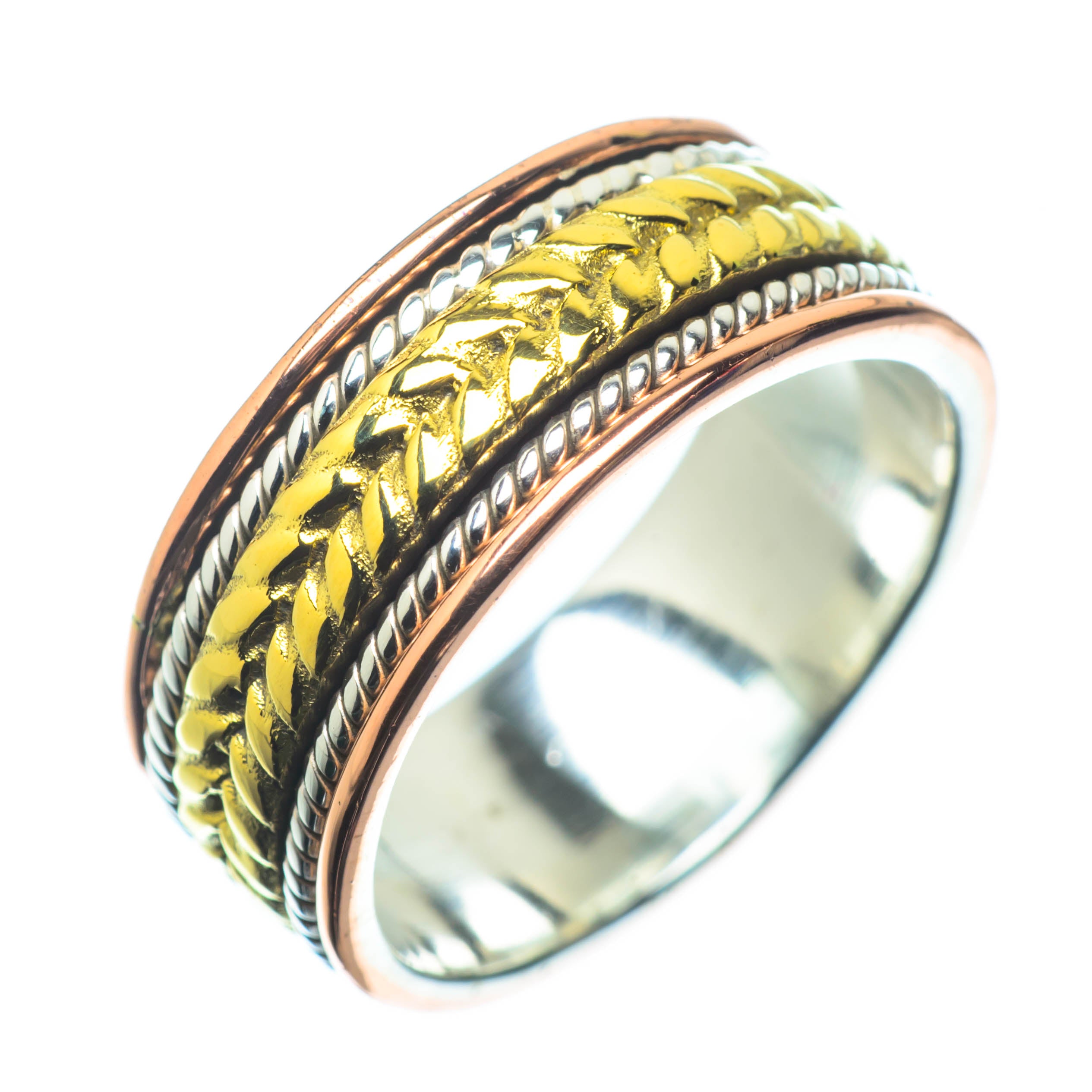 Meditation Spinner Rings handcrafted by Anasilvercos - RING24884