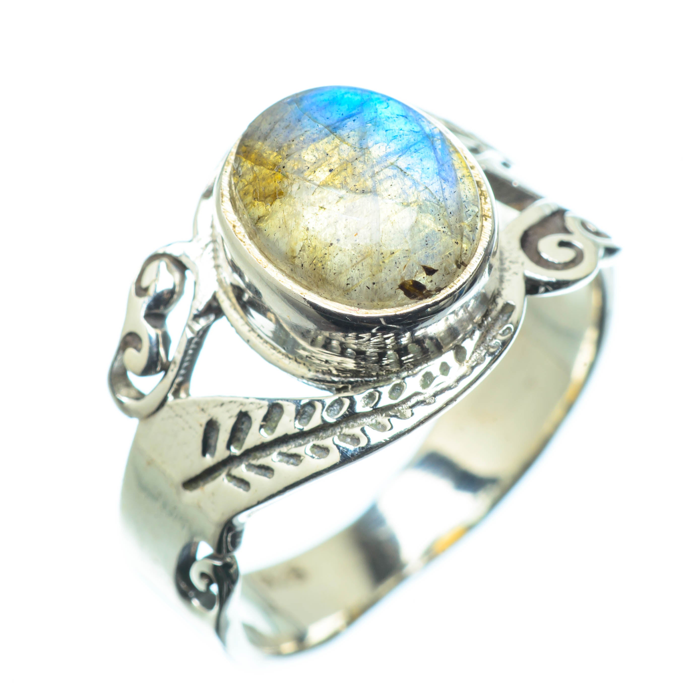 Labradorite Rings handcrafted by Anasilvercos - RING24895