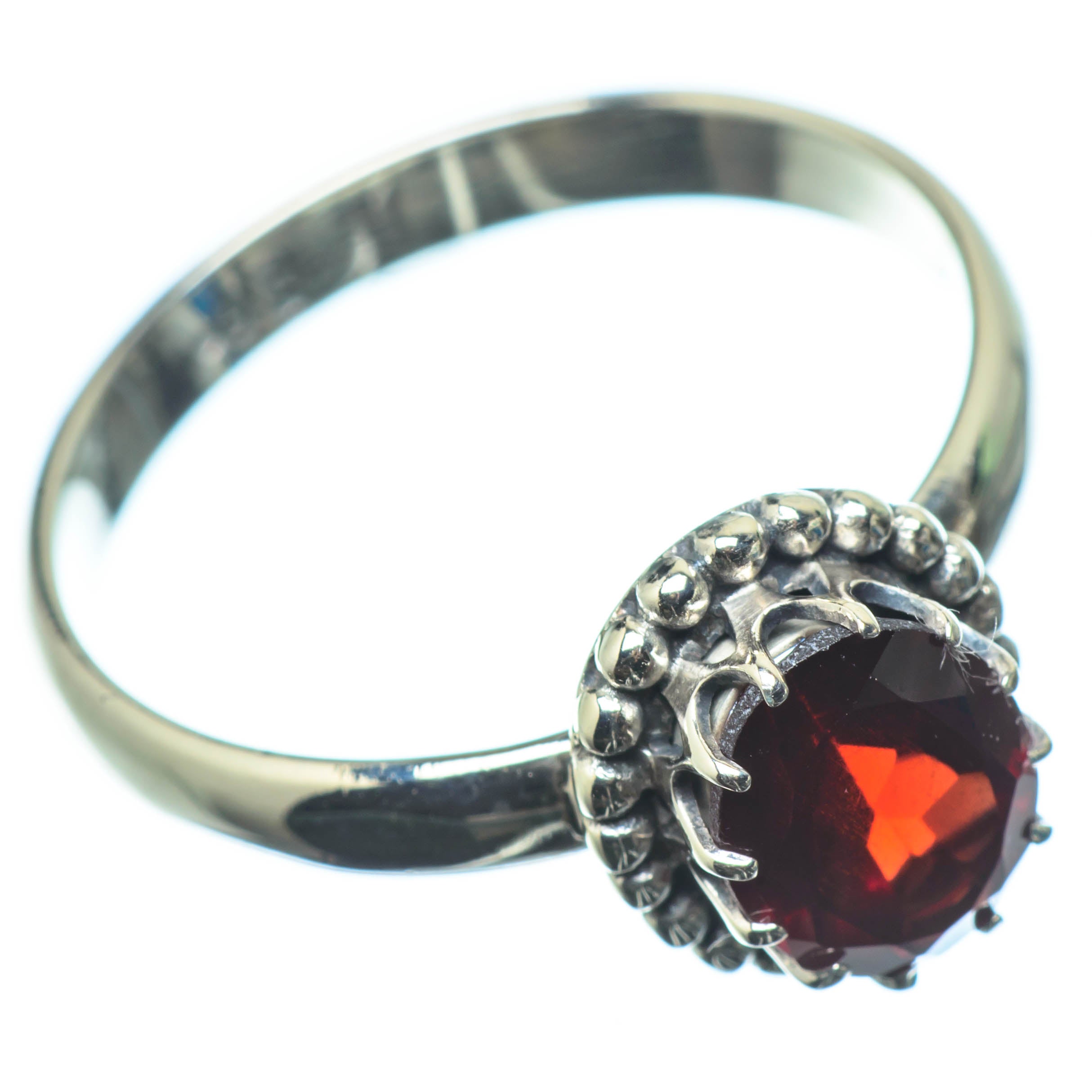 Garnet Rings handcrafted by Anasilvercos - RING24908