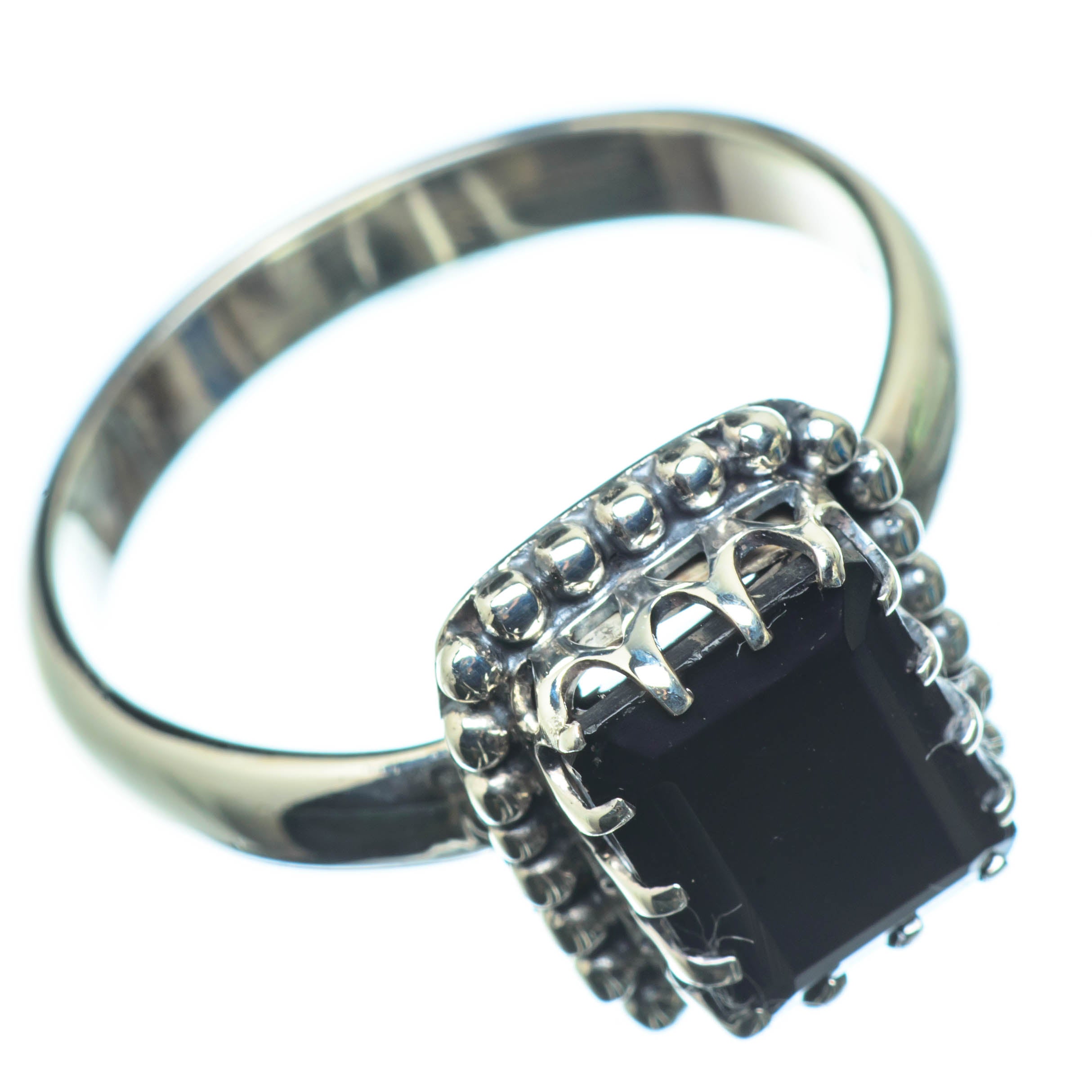 Black Onyx Rings handcrafted by Anasilvercos - RING24913