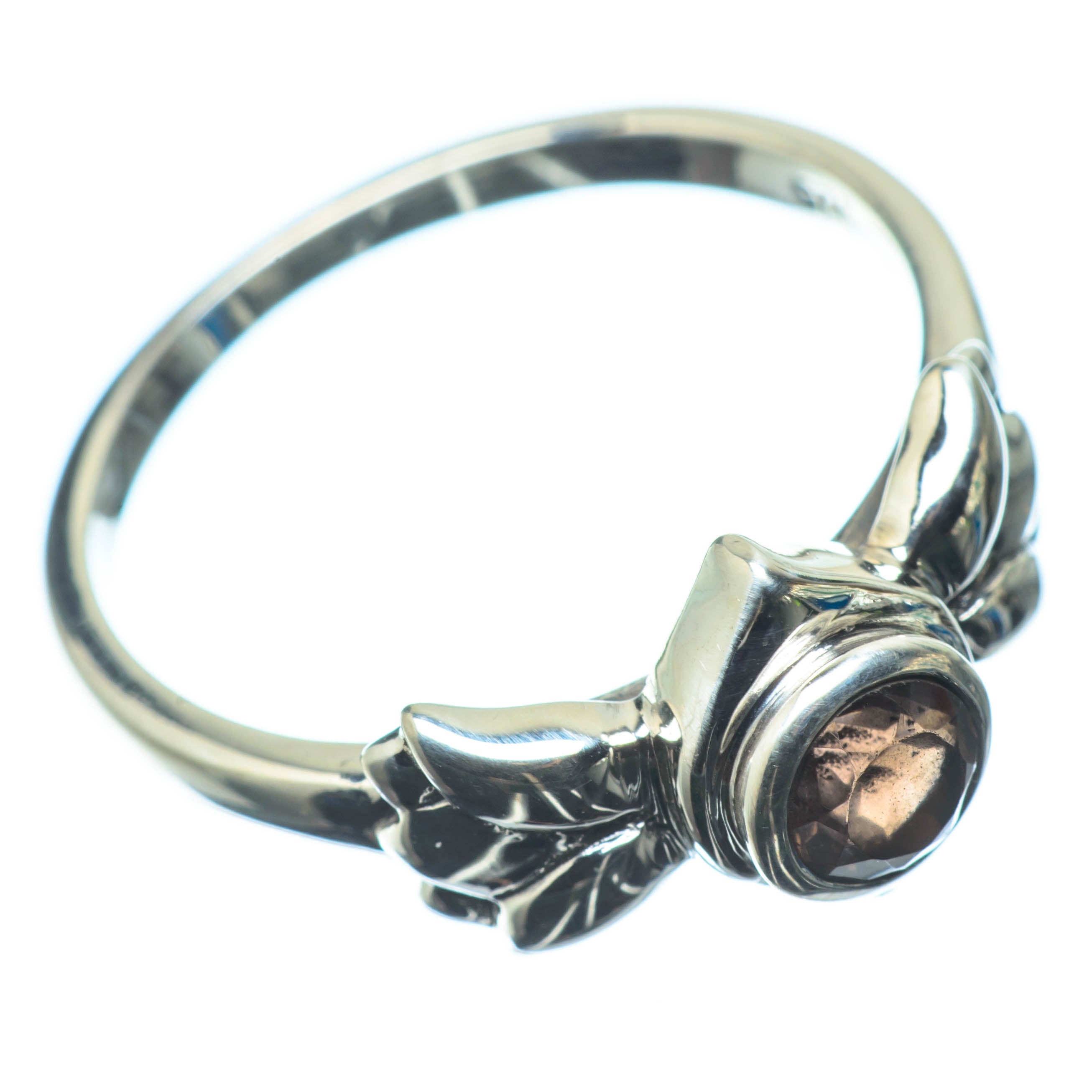 Smoky Quartz Rings handcrafted by Anasilvercos - RING24932