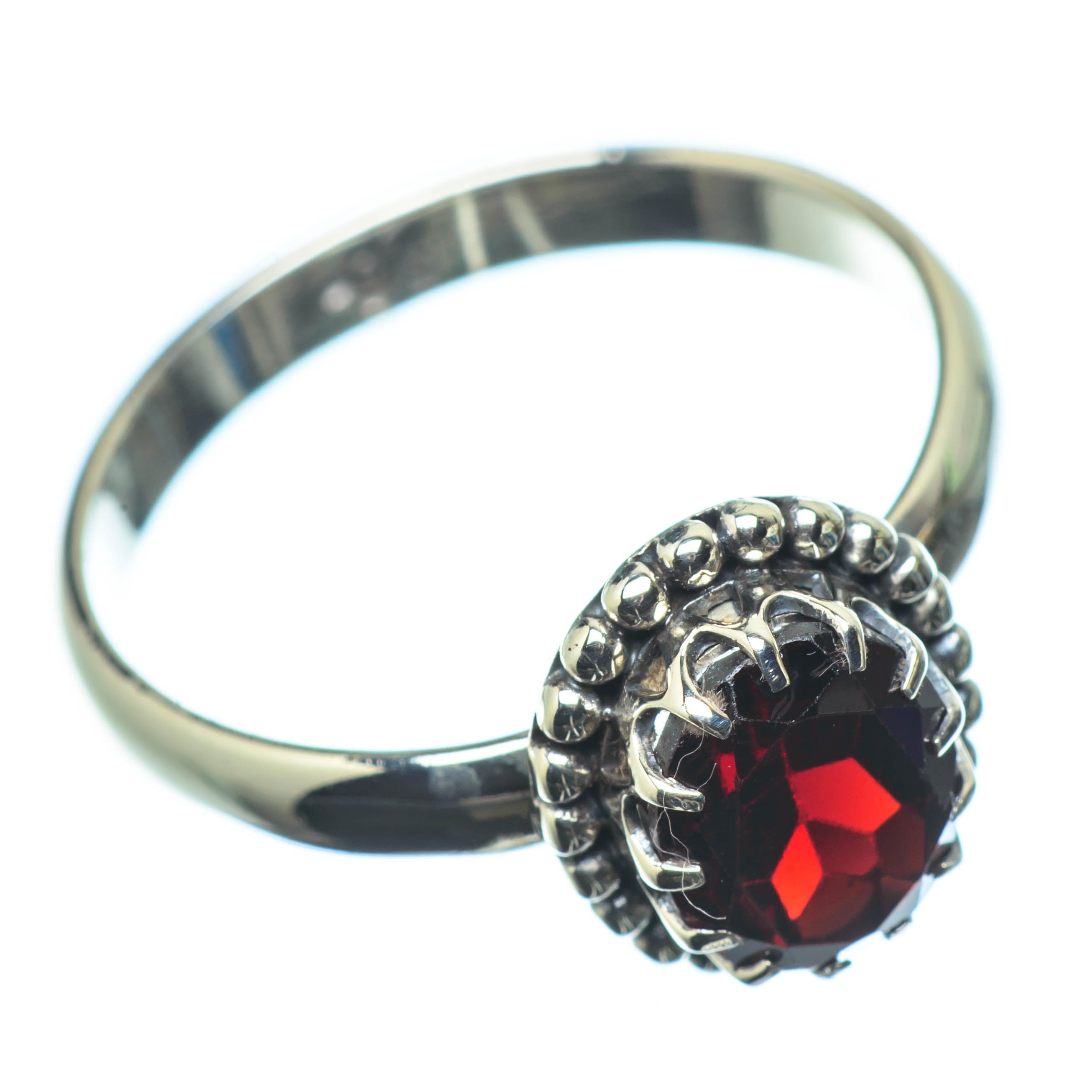 Garnet Rings handcrafted by Anasilvercos - RING24937