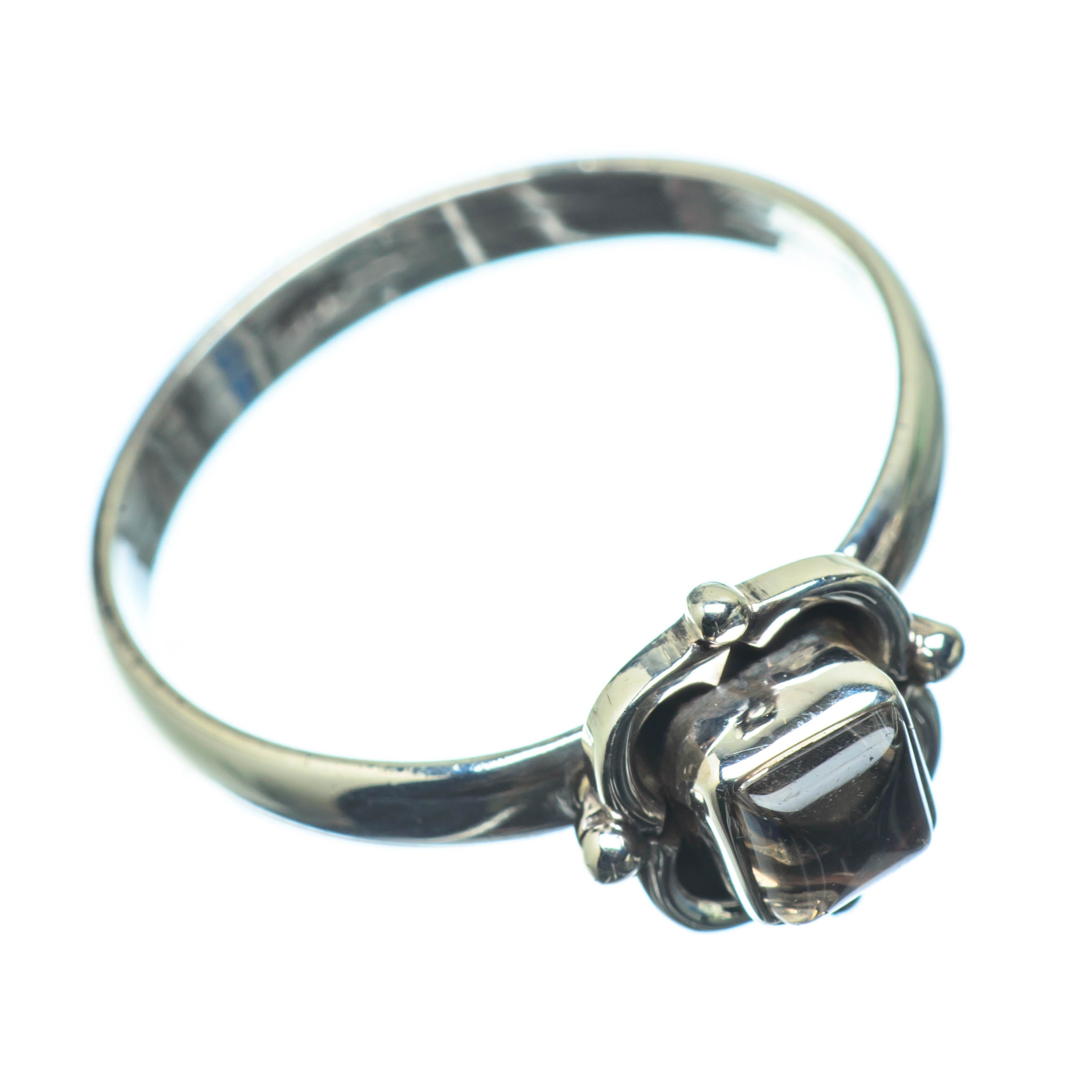 Smoky Quartz Rings handcrafted by Anasilvercos - RING24960