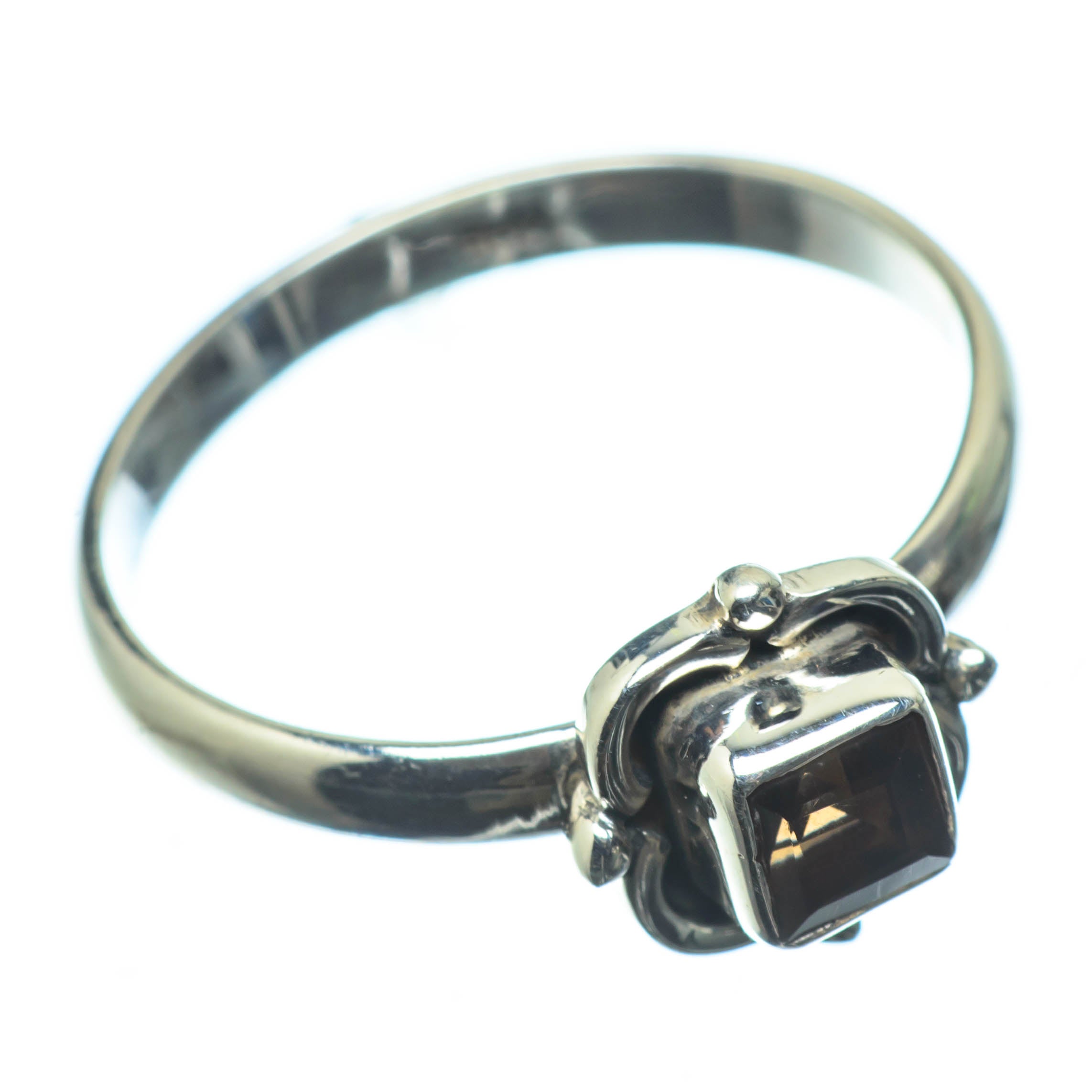 Smoky Quartz Rings handcrafted by Anasilvercos - RING24986