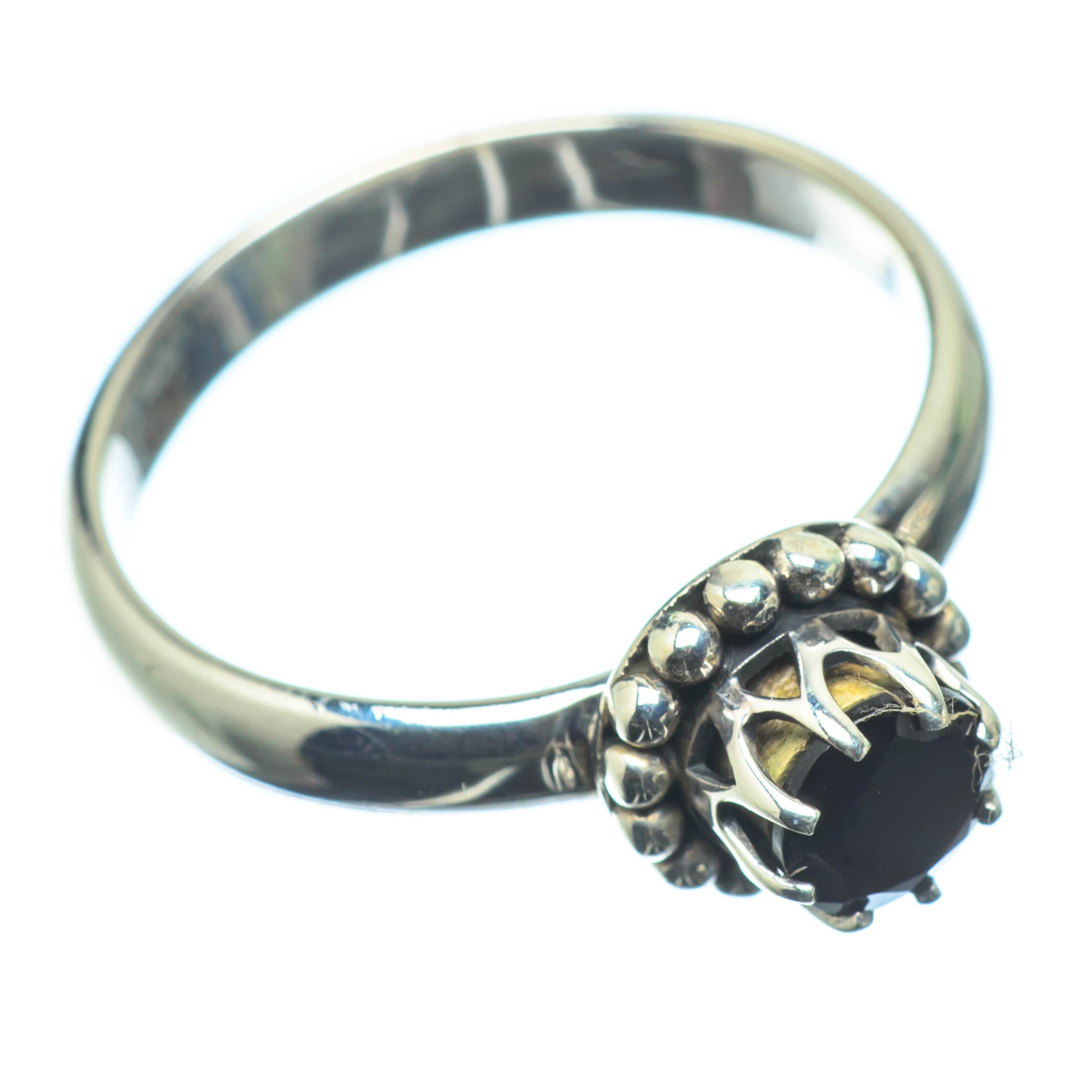 Black Onyx Rings handcrafted by Anasilvercos - RING25021