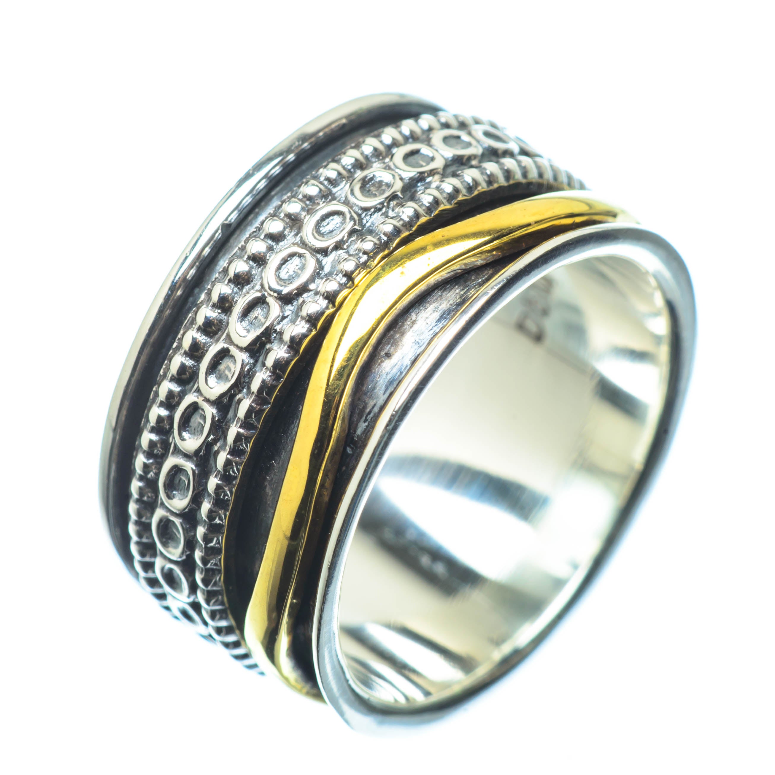 Meditation Spinner Rings handcrafted by Anasilvercos - RING25043