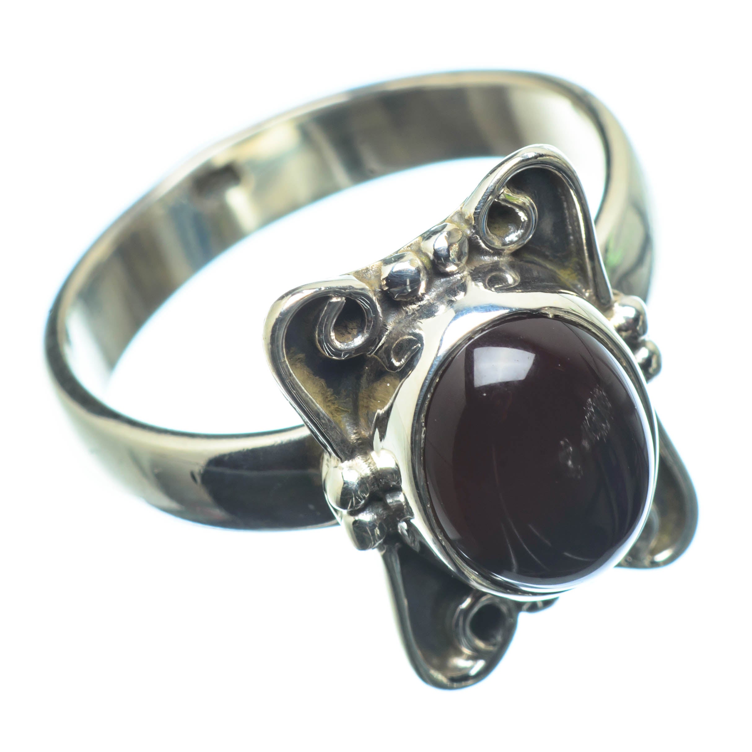 Black Onyx Rings handcrafted by Anasilvercos - RING25046