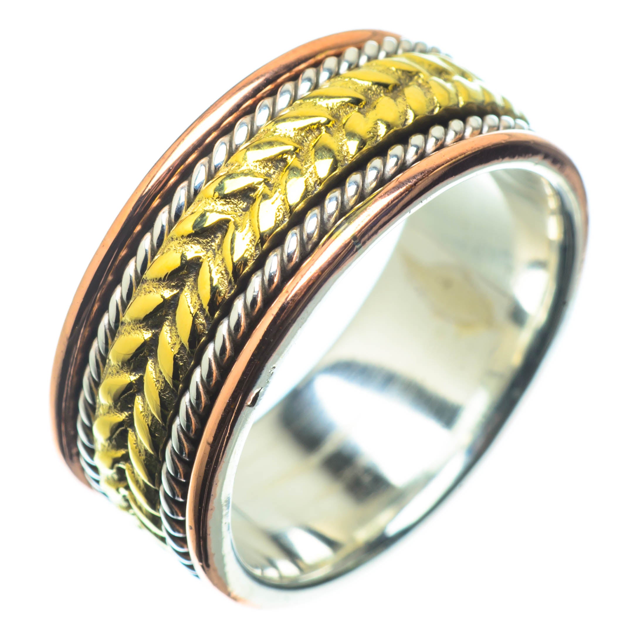 Meditation Spinner Rings handcrafted by Anasilvercos - RING25217