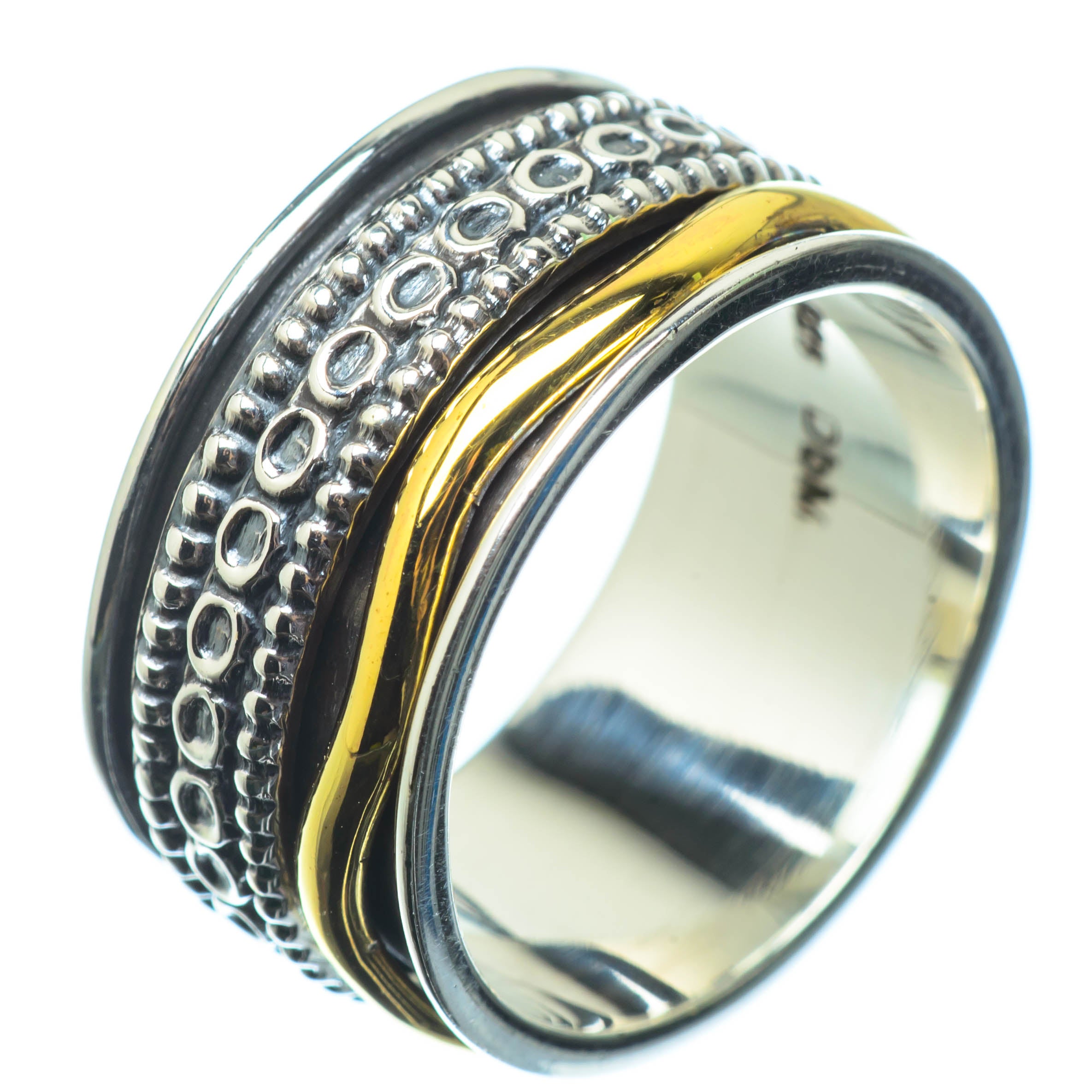 Meditation Spinner Rings handcrafted by Anasilvercos - RING25282