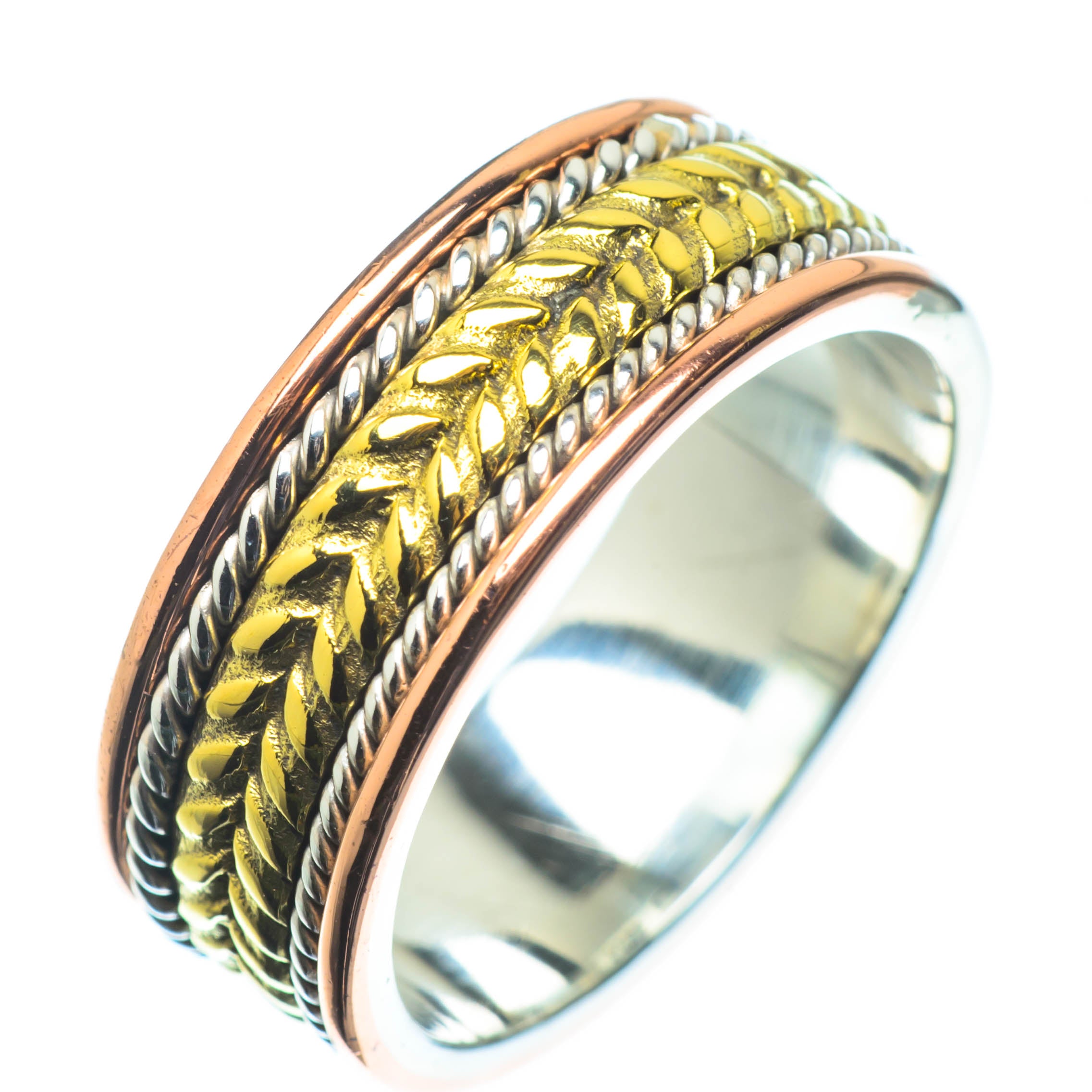 Meditation Spinner Rings handcrafted by Anasilvercos - RING25318