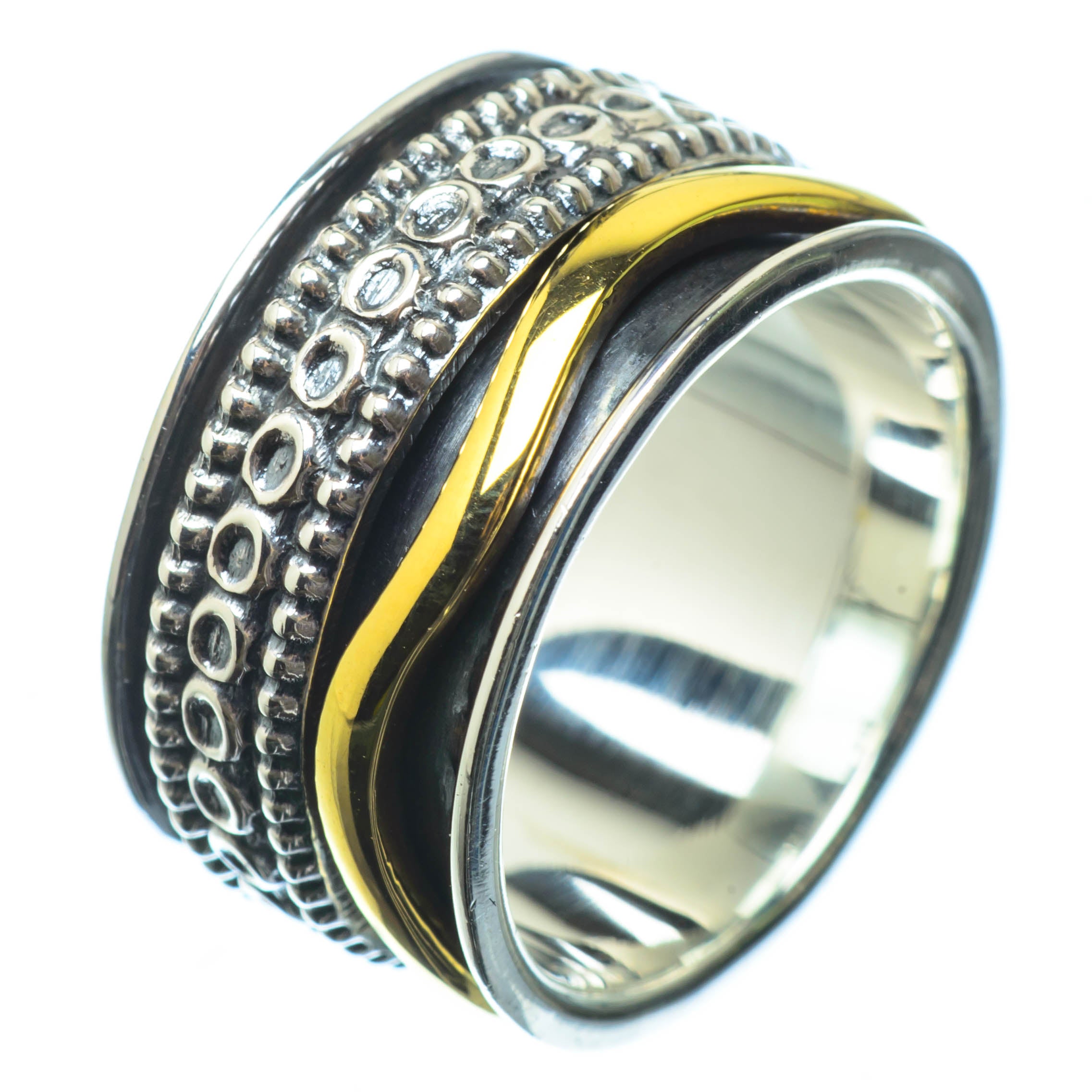 Meditation Spinner Rings handcrafted by Anasilvercos - RING25352