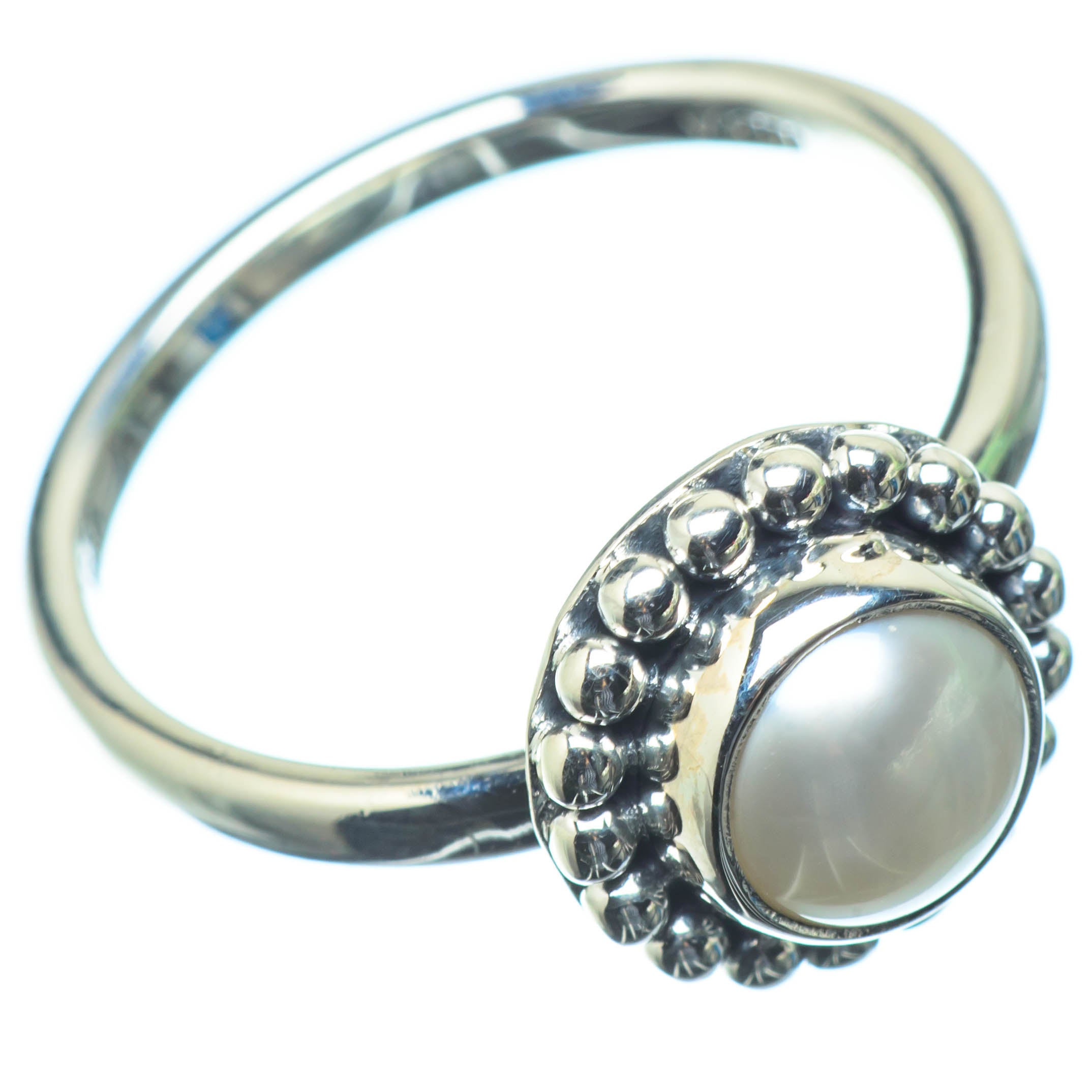 Cultured Pearl Rings handcrafted by Anasilvercos - RING25387