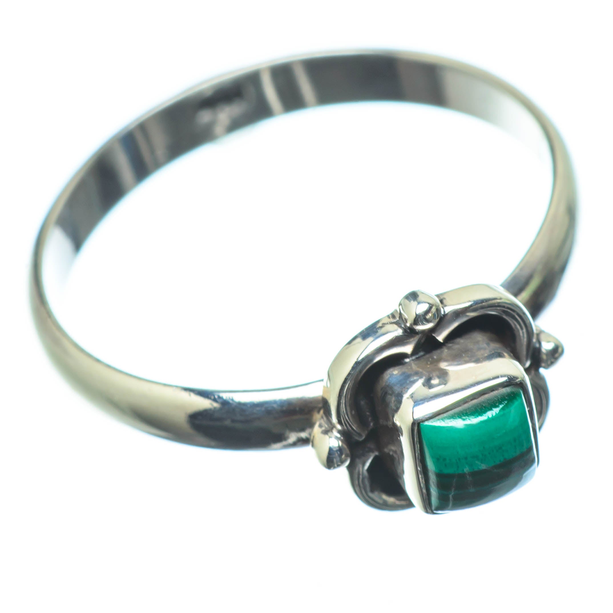 Malachite Rings handcrafted by Anasilvercos - RING25405