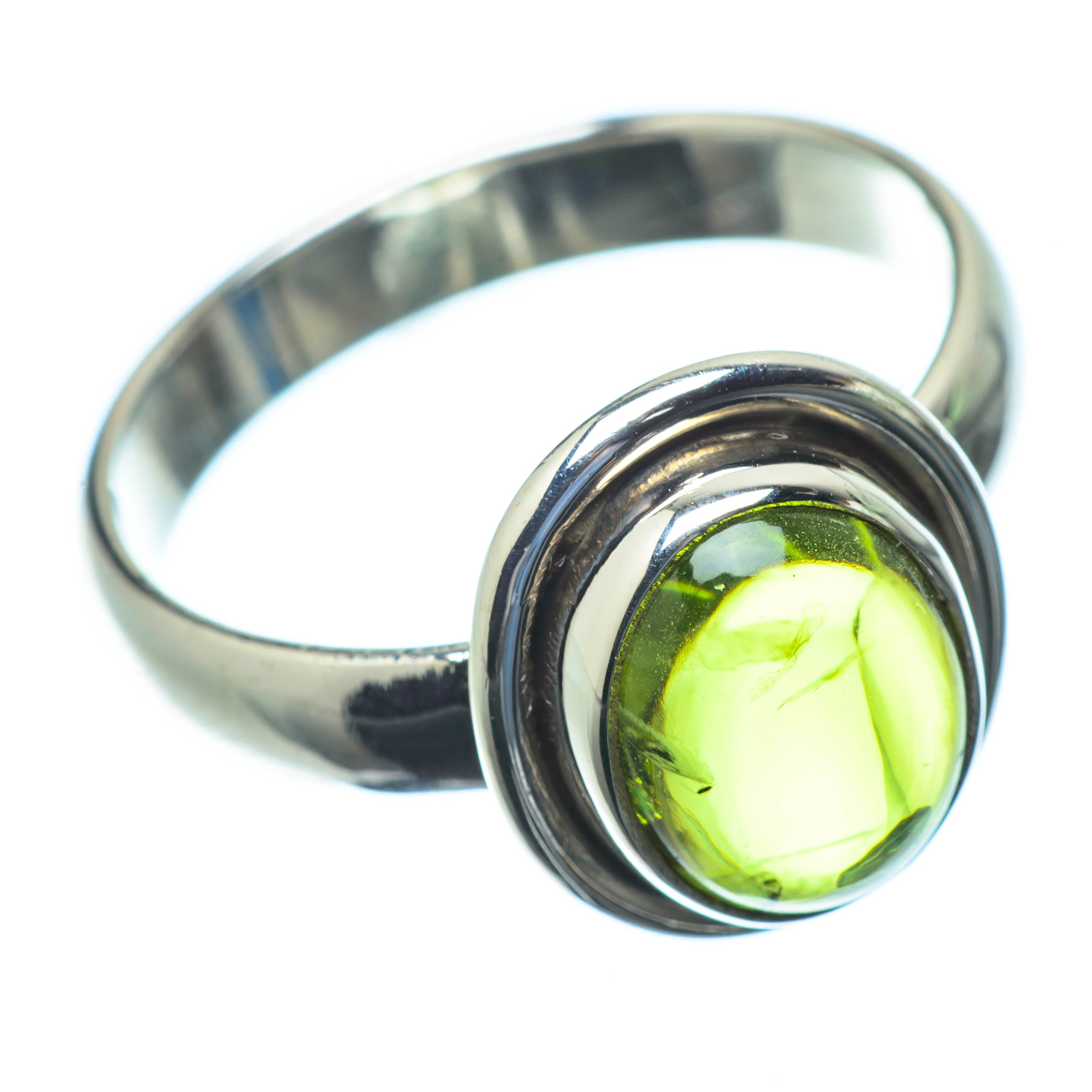 Peridot Rings handcrafted by Anasilvercos - RING25522