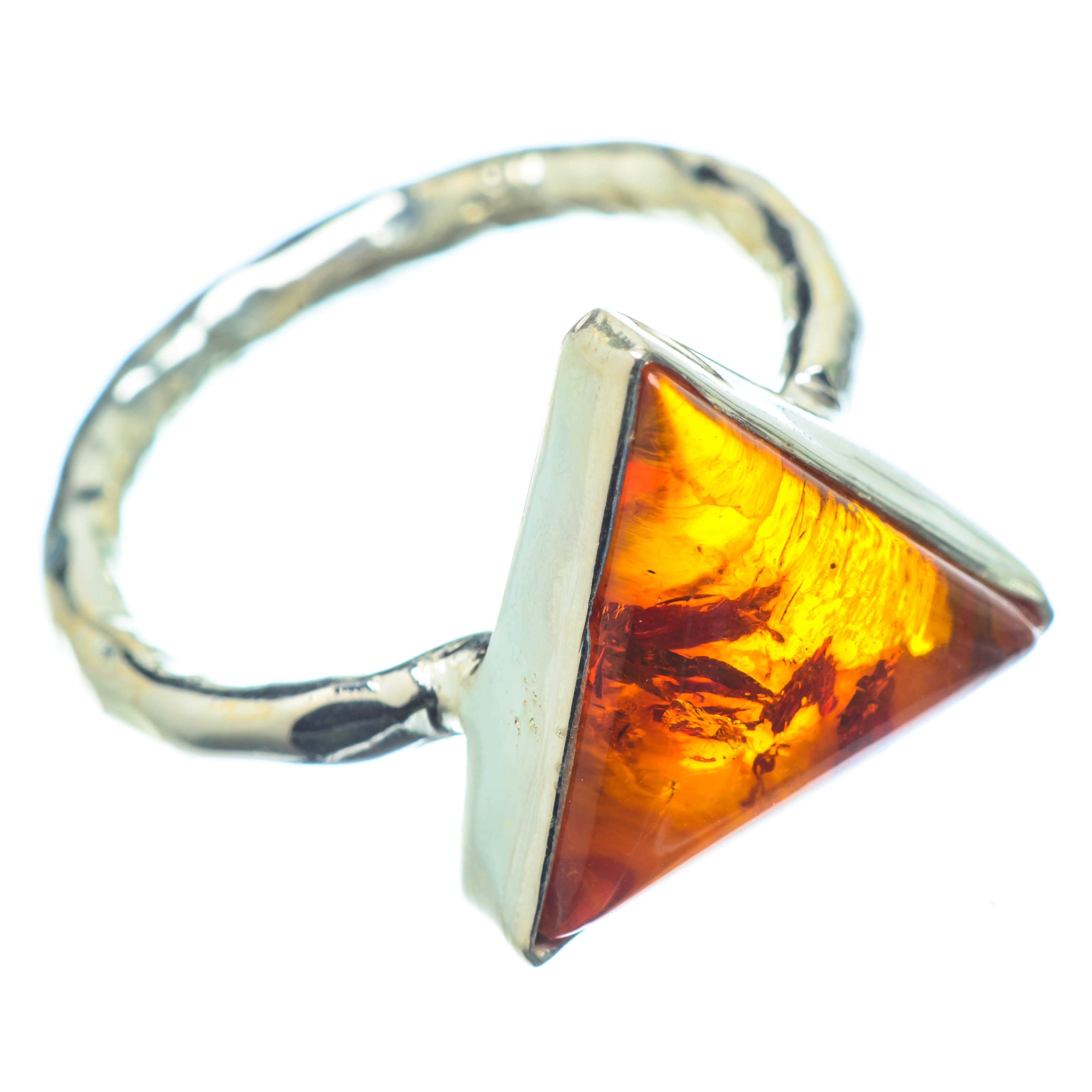 Baltic Amber Rings handcrafted by Anasilvercos - RING25597