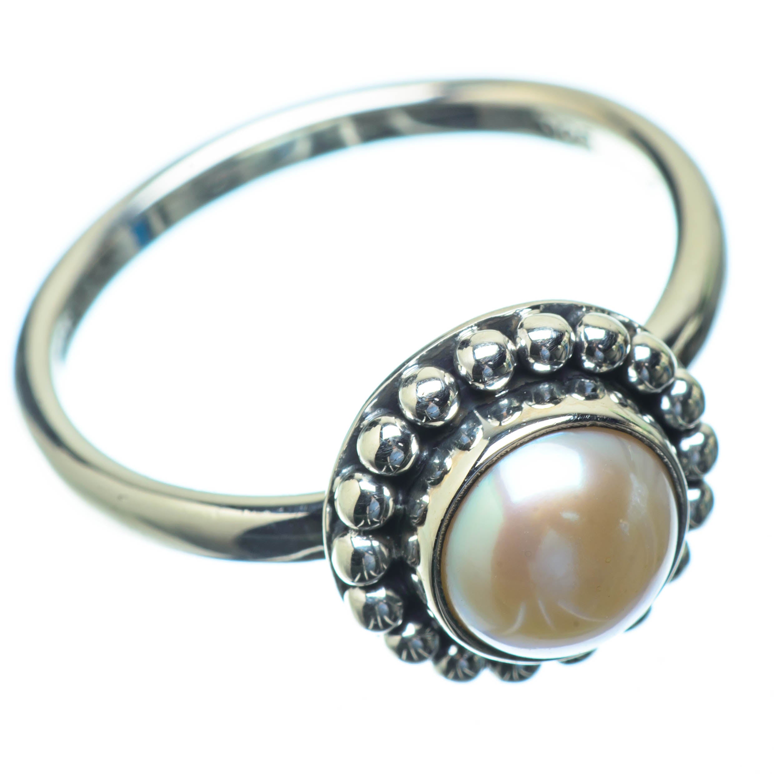 Cultured Pearl Rings handcrafted by Anasilvercos - RING25613