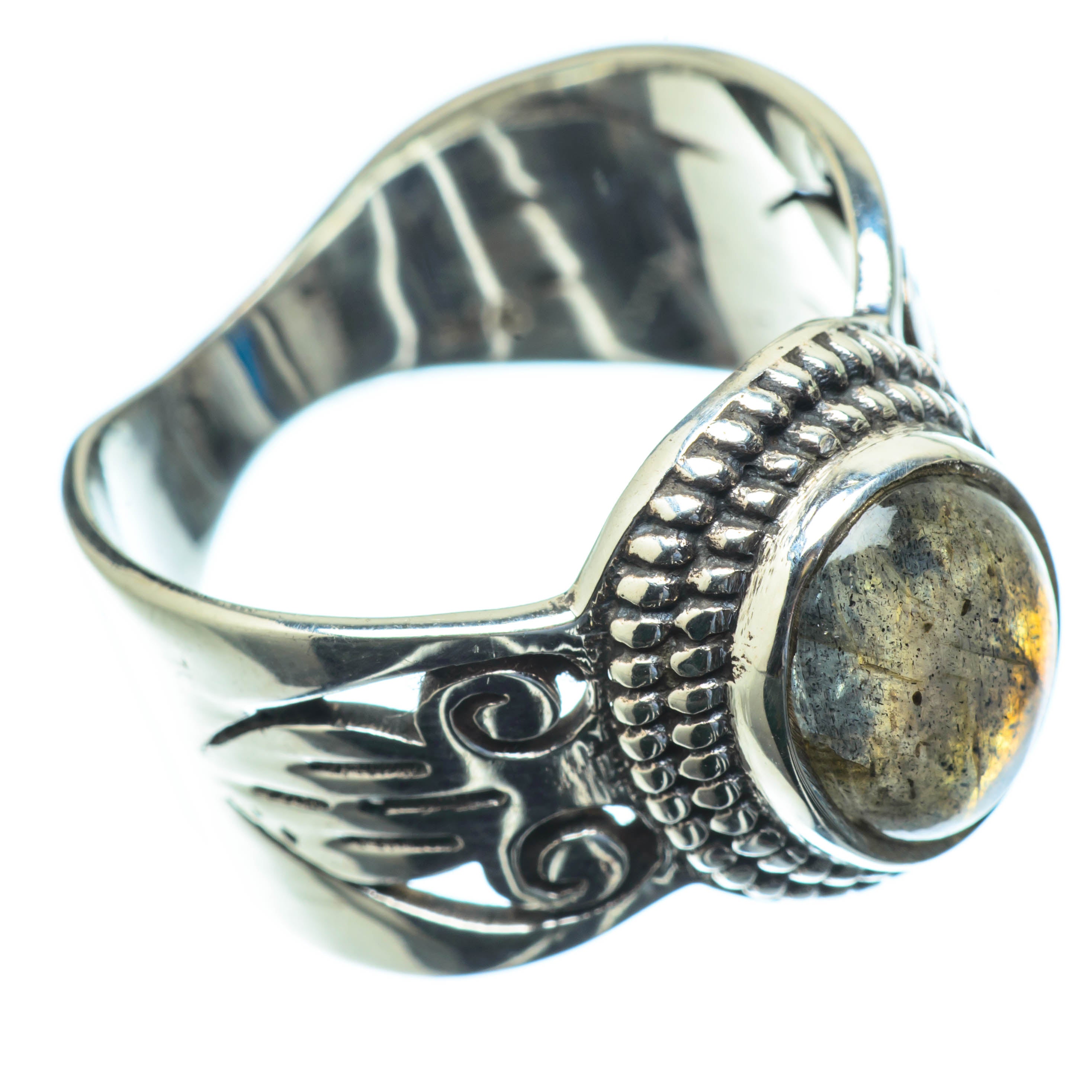 Labradorite Rings handcrafted by Anasilvercos - RING25619