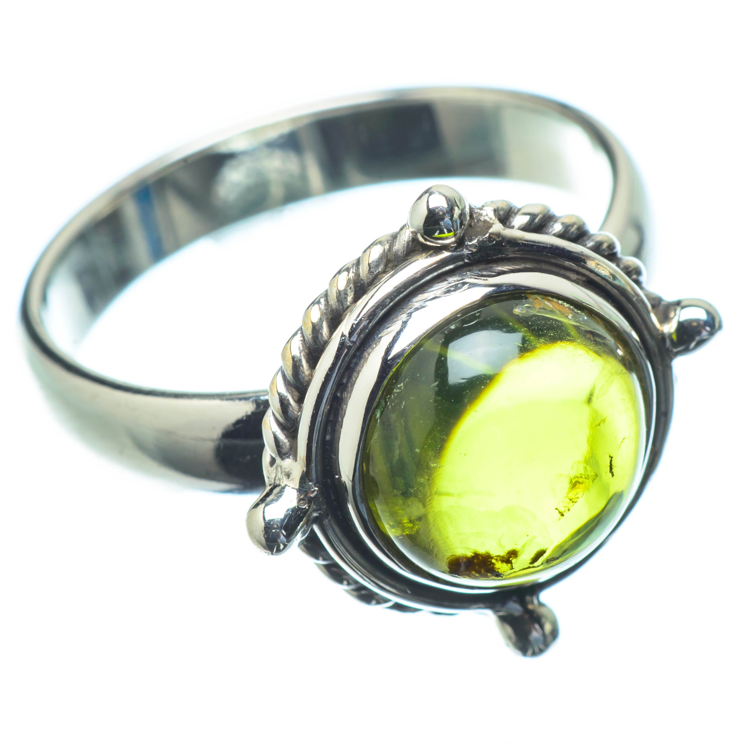 Peridot Rings handcrafted by Anasilvercos - RING25624