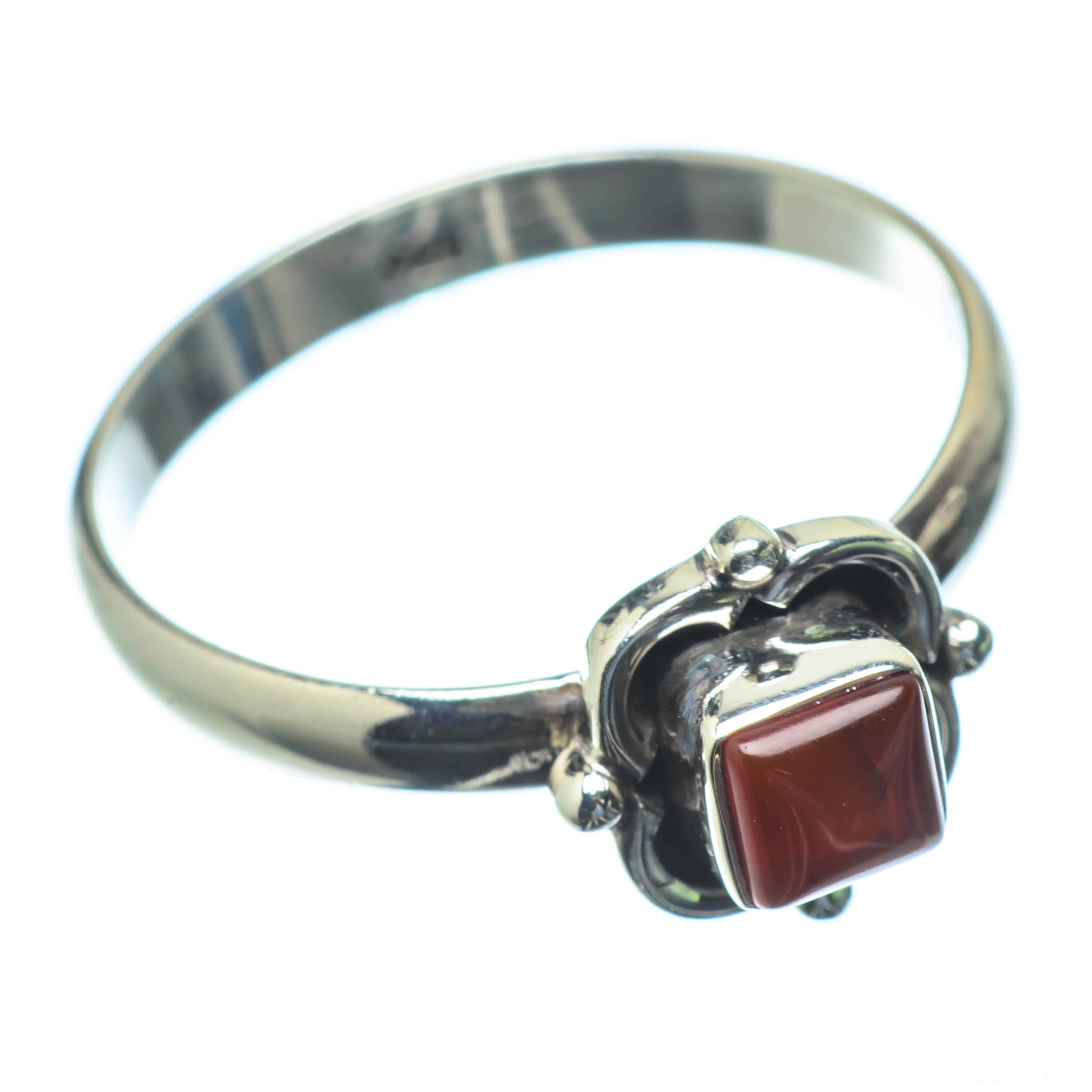 Red Onyx Rings handcrafted by Anasilvercos - RING25631