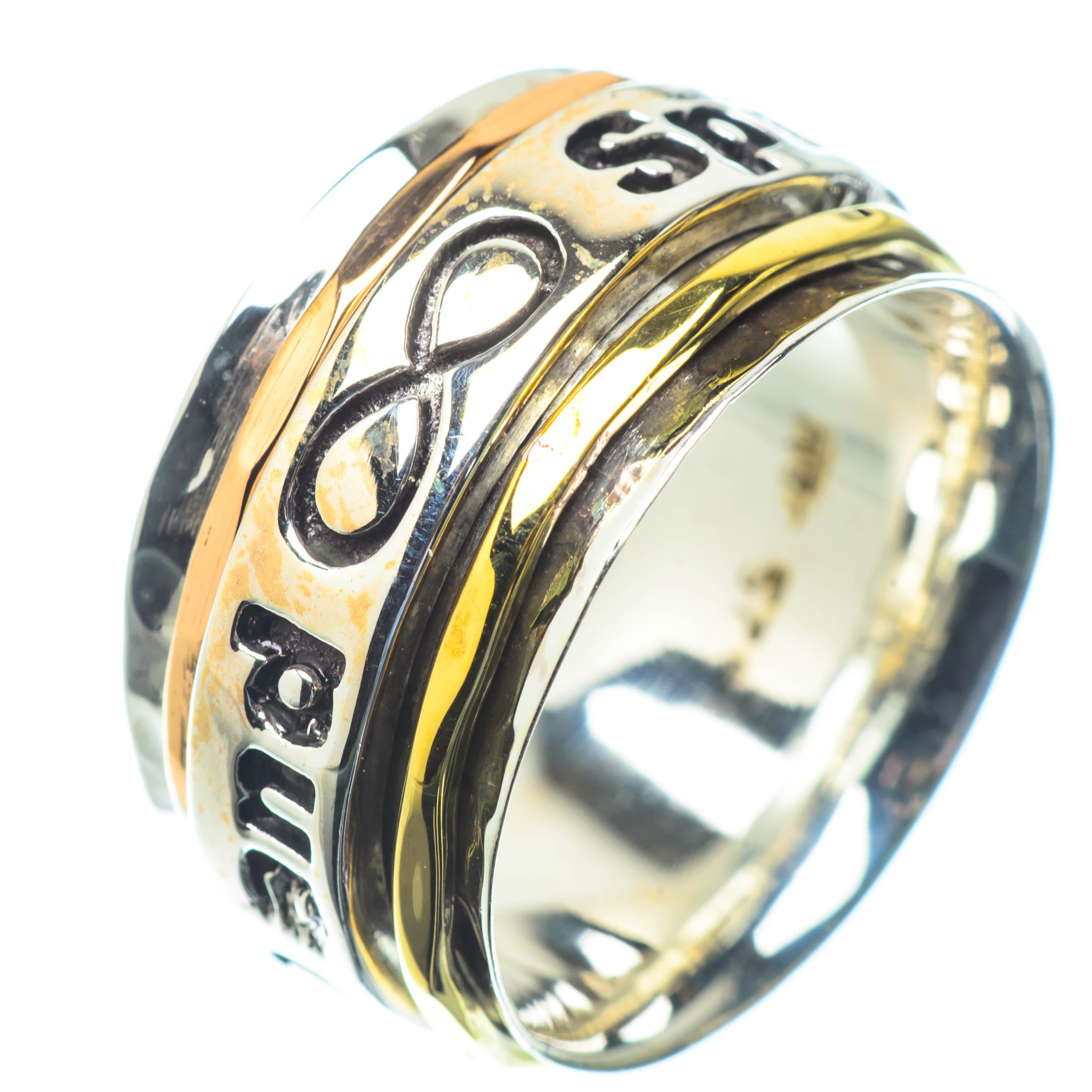 Meditation Spinner Rings handcrafted by Anasilvercos - RING25645