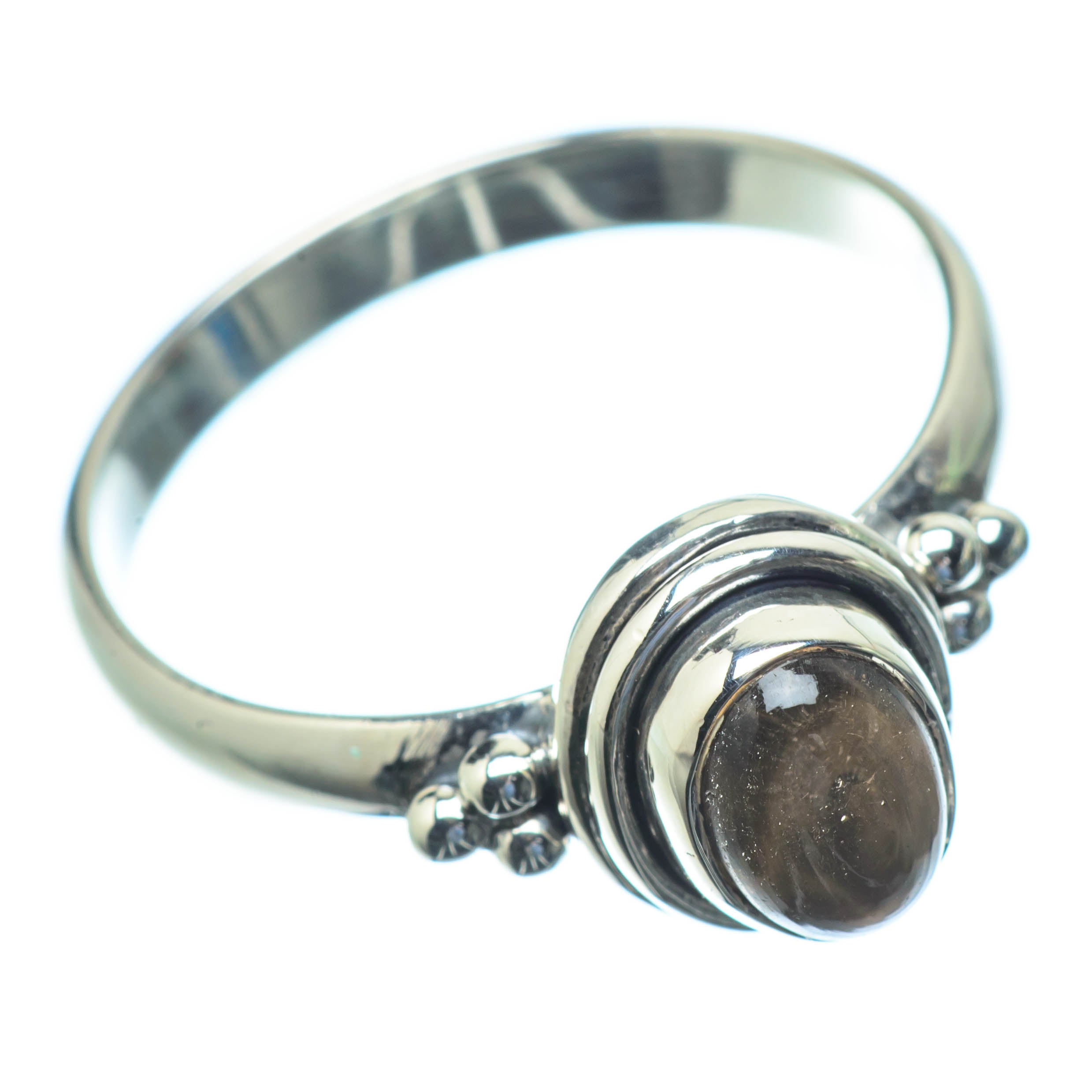 Smoky Quartz Rings handcrafted by Anasilvercos - RING25708