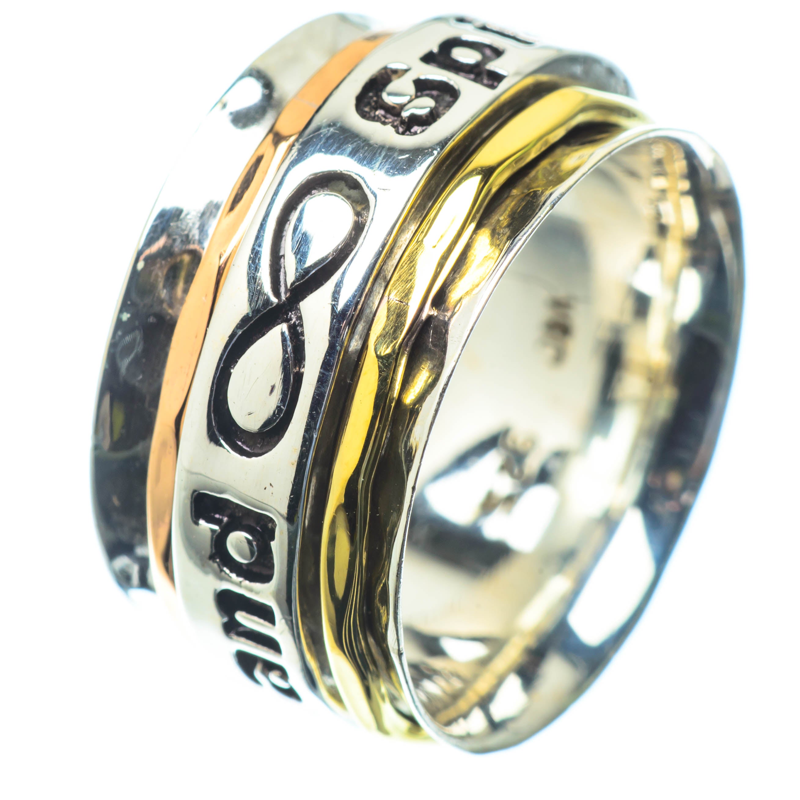 Meditation Spinner Rings handcrafted by Anasilvercos - RING25721
