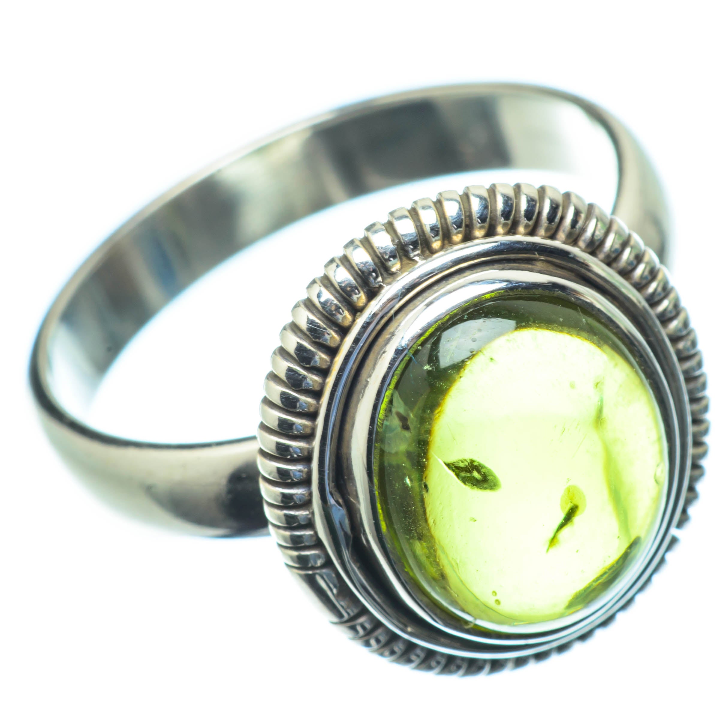 Peridot Rings handcrafted by Anasilvercos - RING25742