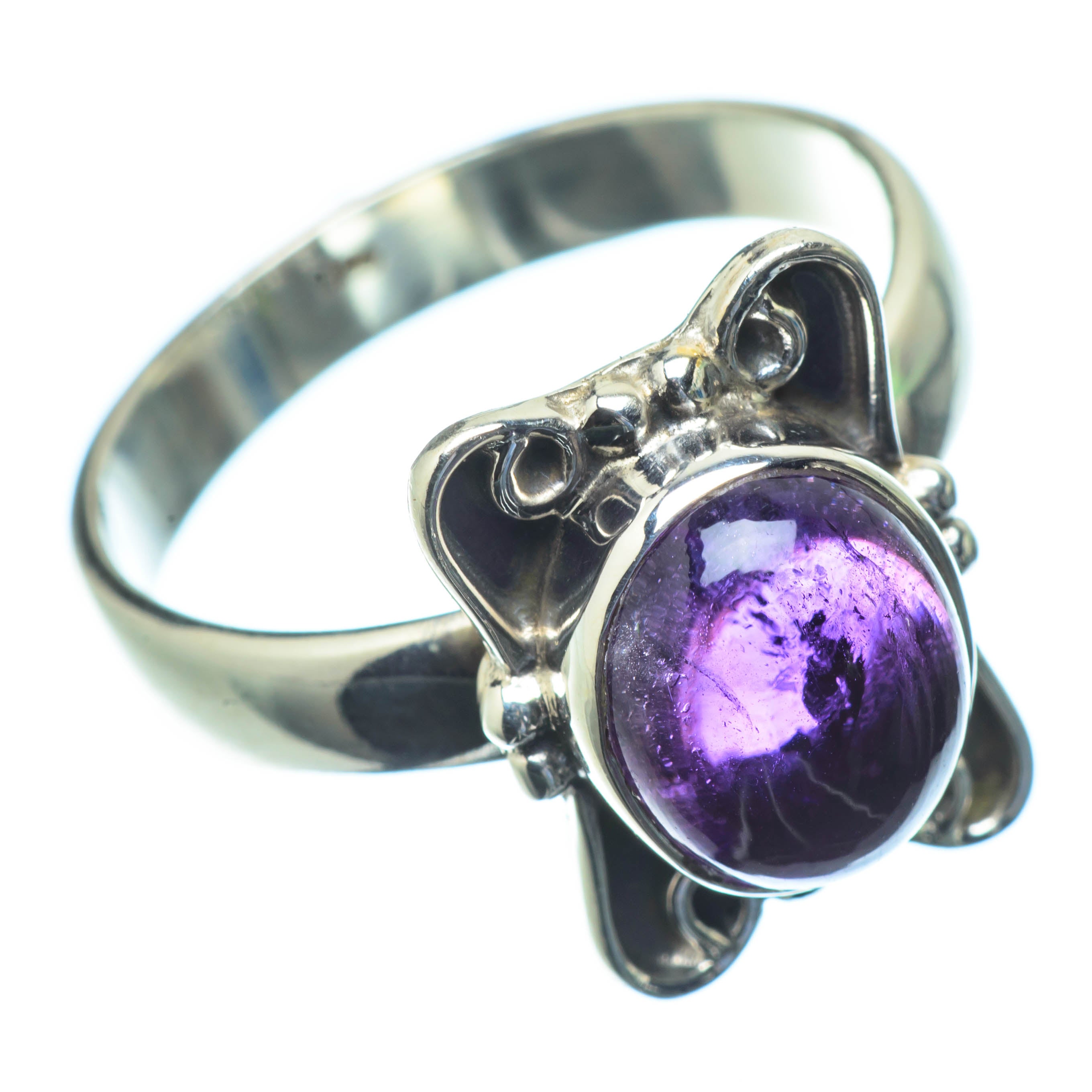 Amethyst Rings handcrafted by Anasilvercos - RING25754