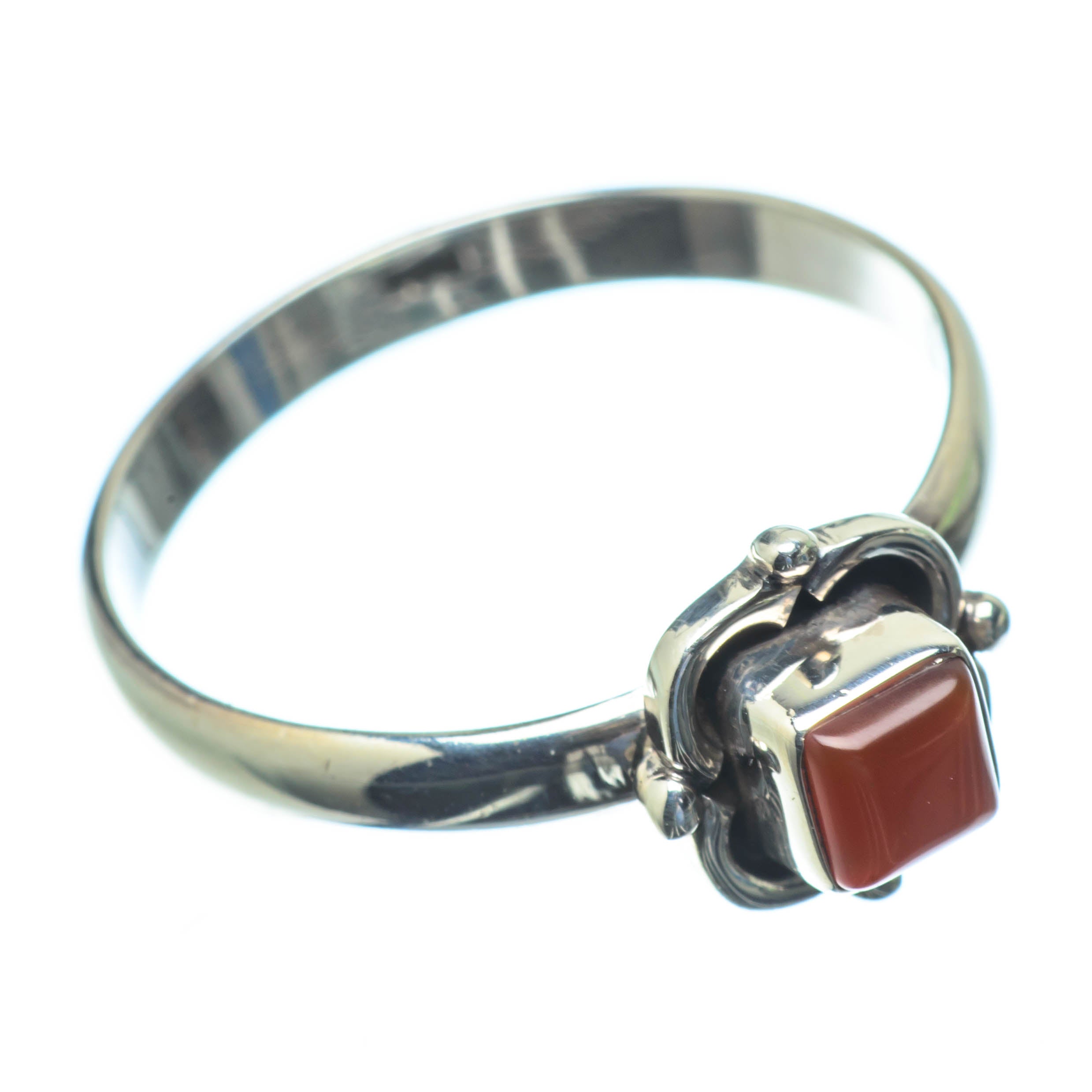 Red Onyx Rings handcrafted by Anasilvercos - RING25845