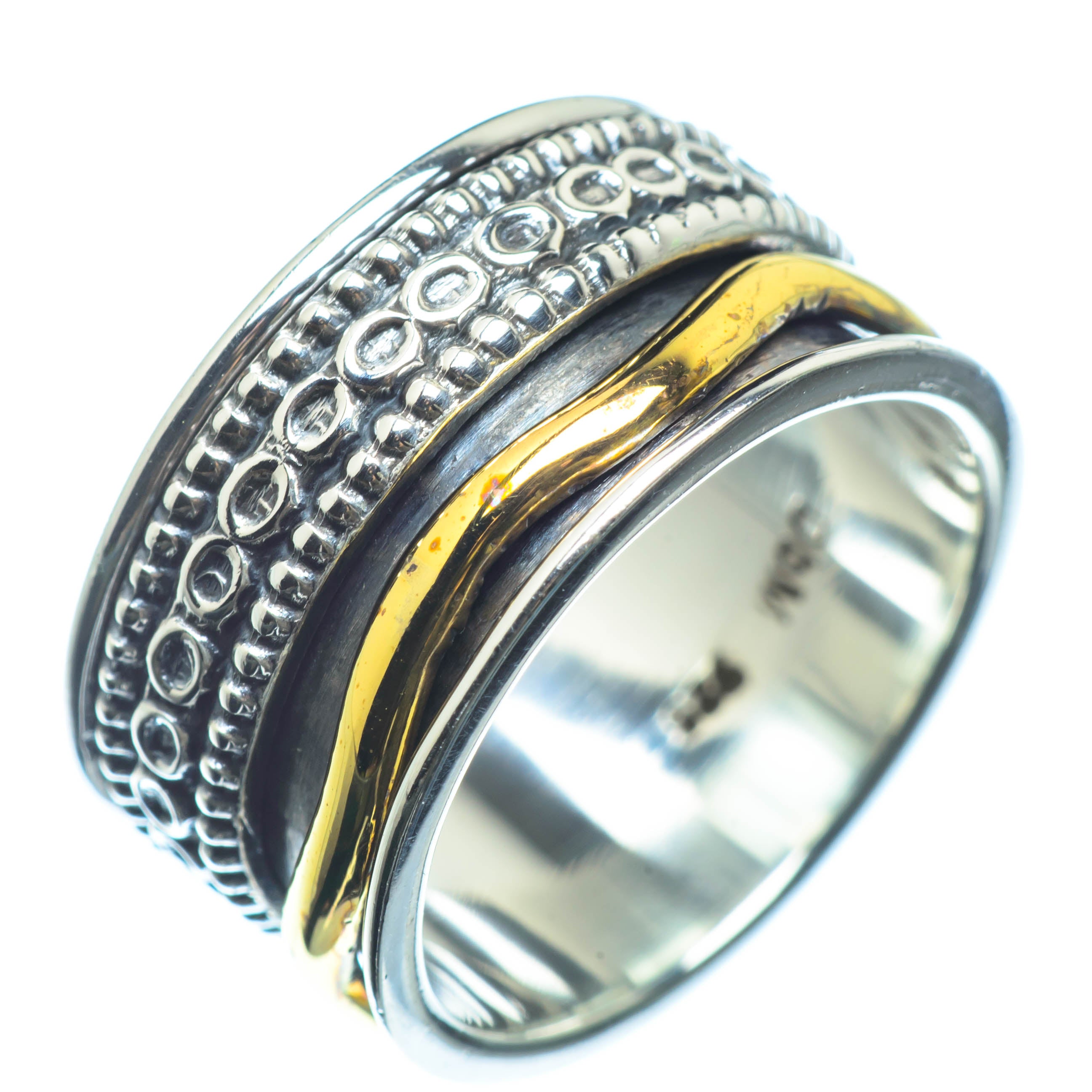Meditation Spinner Rings handcrafted by Anasilvercos - RING25992