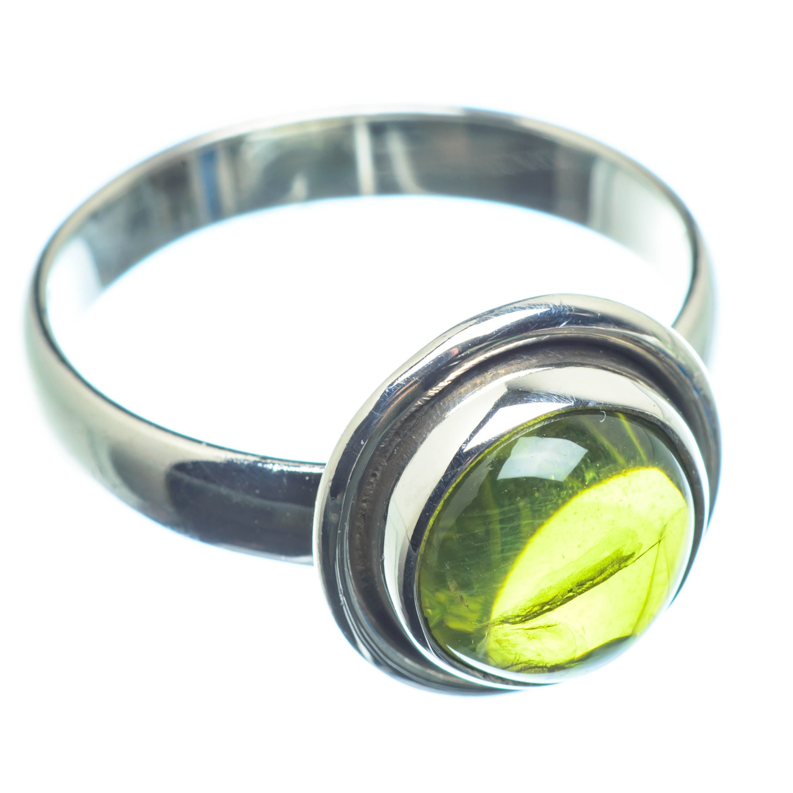 Peridot Rings handcrafted by Anasilvercos - RING26008