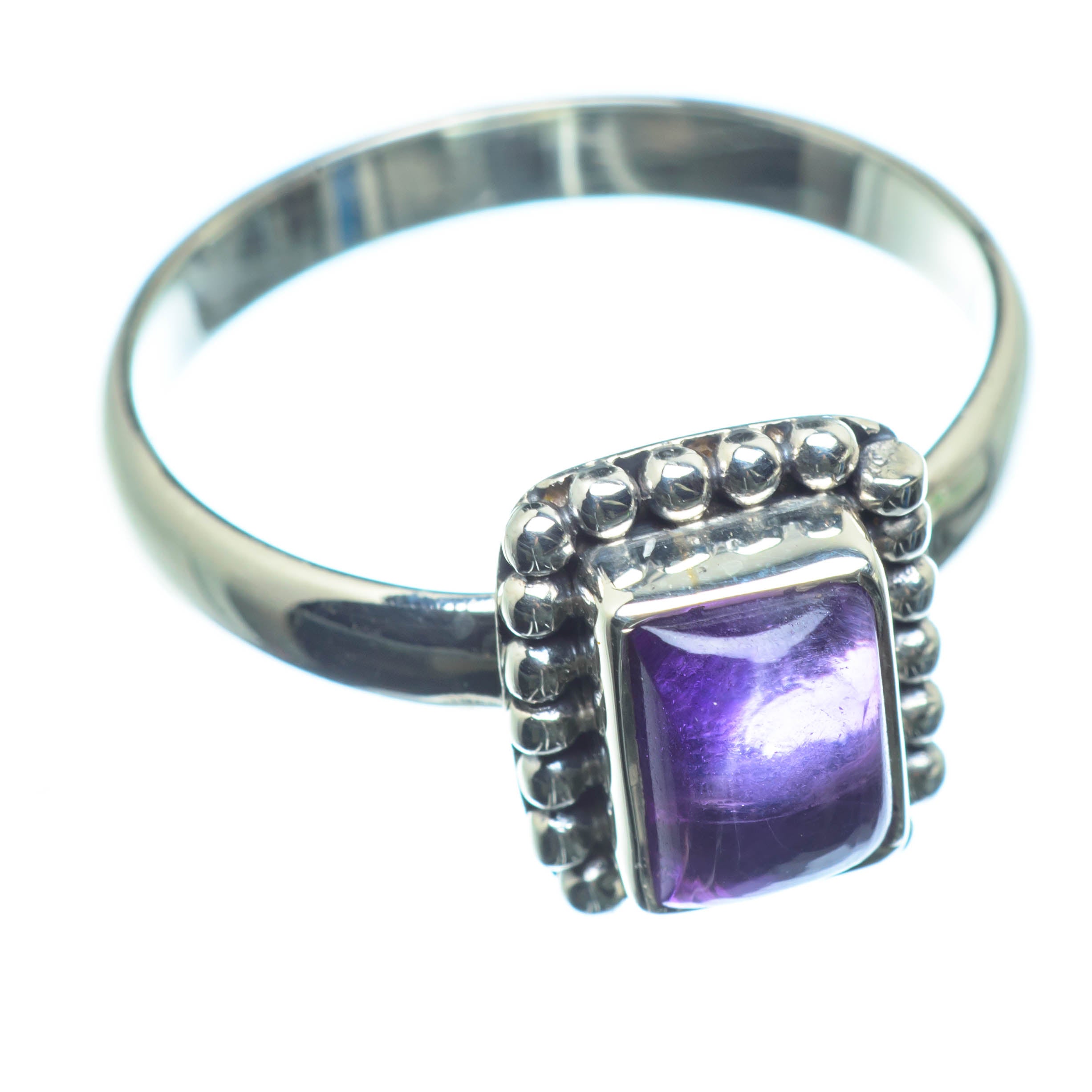 Amethyst Rings handcrafted by Anasilvercos - RING26022