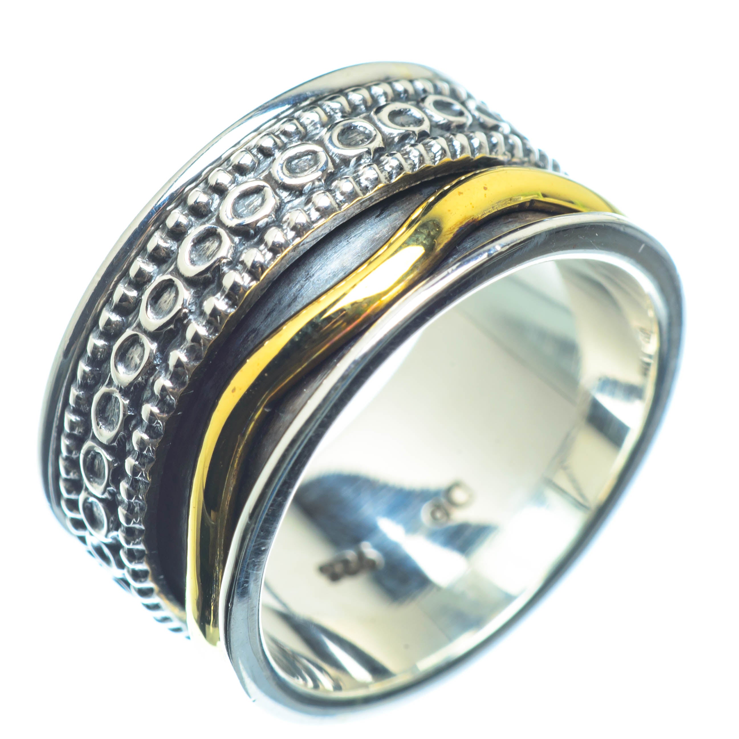 Meditation Spinner Rings handcrafted by Anasilvercos - RING26056