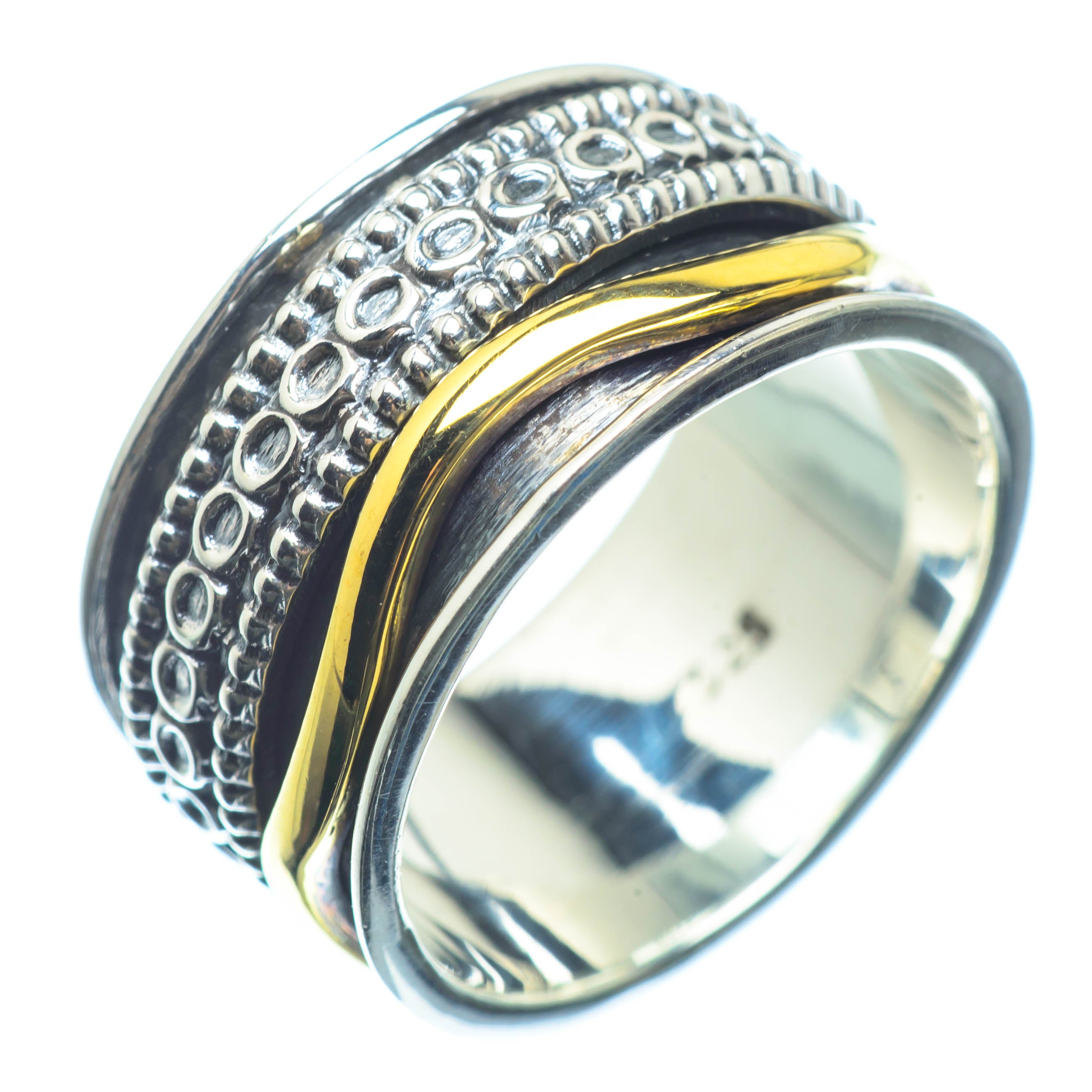 Meditation Spinner Rings handcrafted by Anasilvercos - RING26085