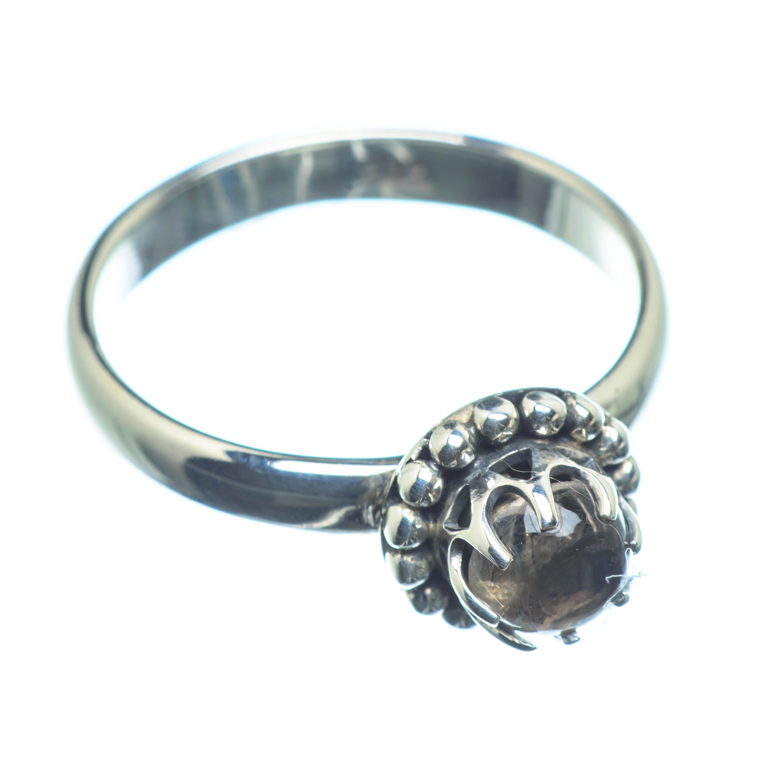 Smoky Quartz Rings handcrafted by Anasilvercos - RING26134