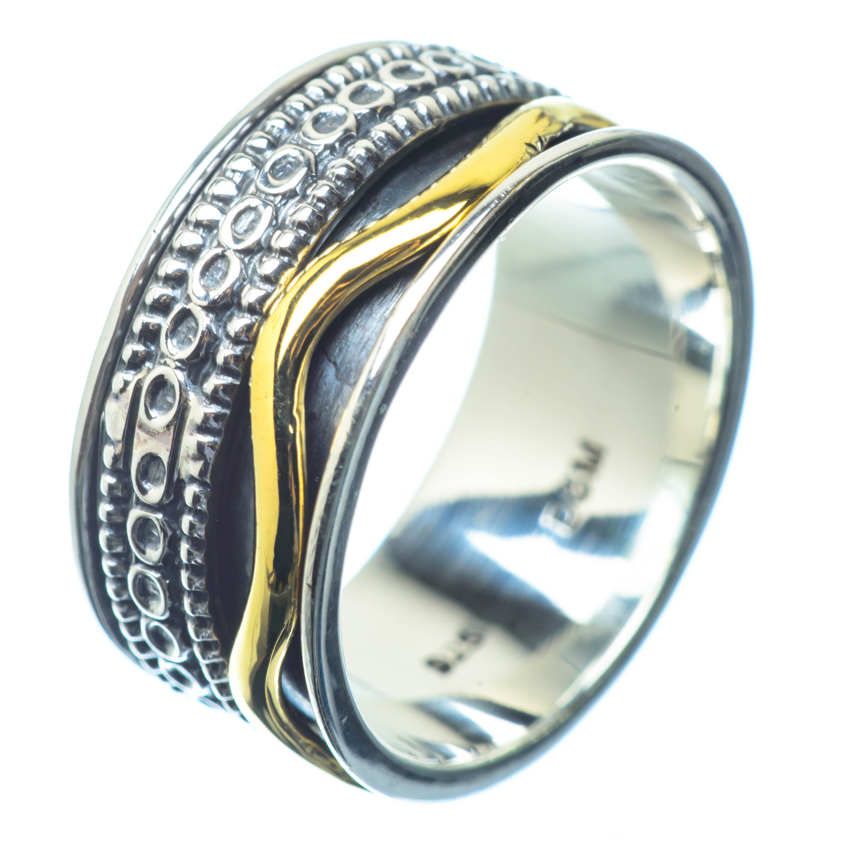 Meditation Spinner Rings handcrafted by Anasilvercos - RING26322