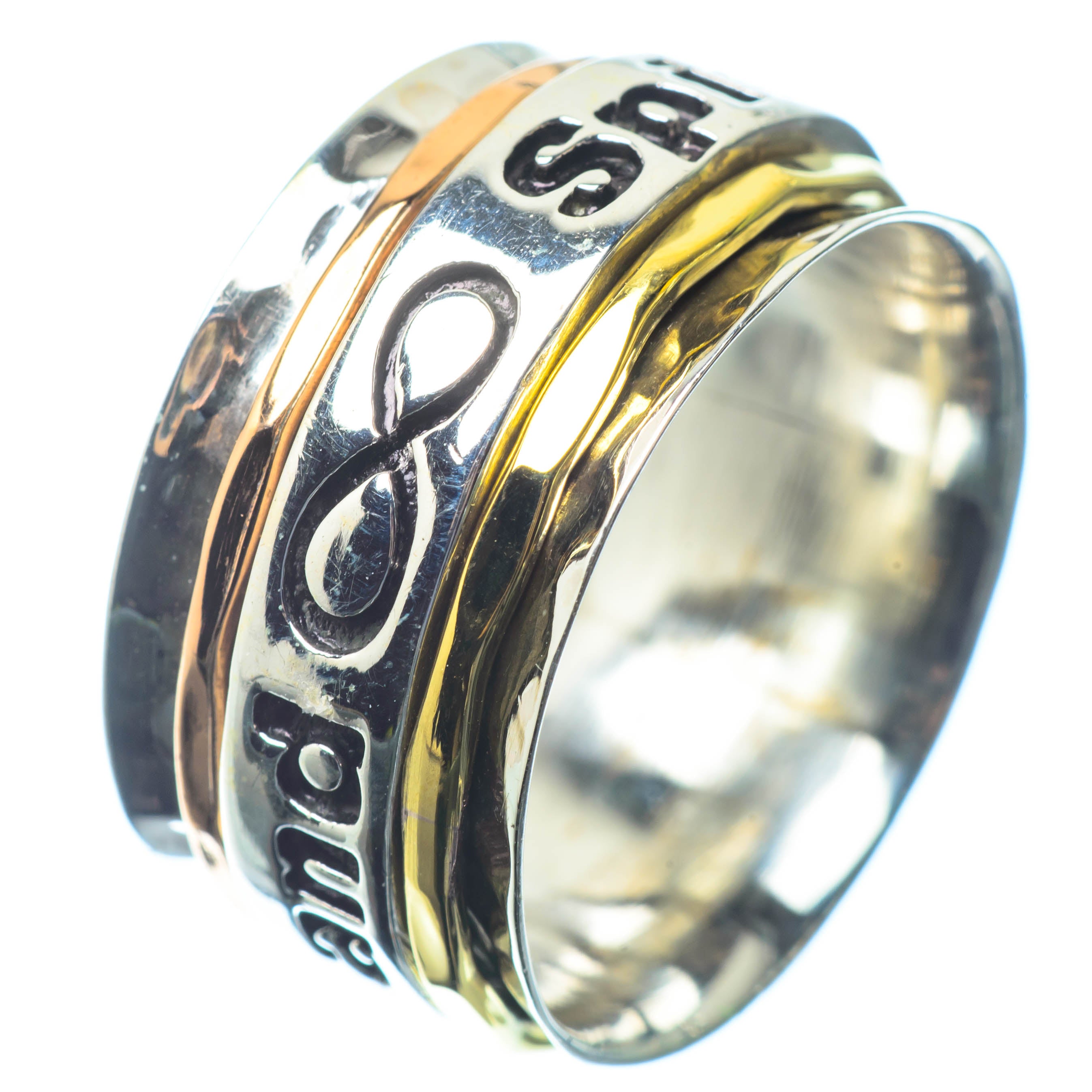 Meditation Spinner Rings handcrafted by Anasilvercos - RING26323