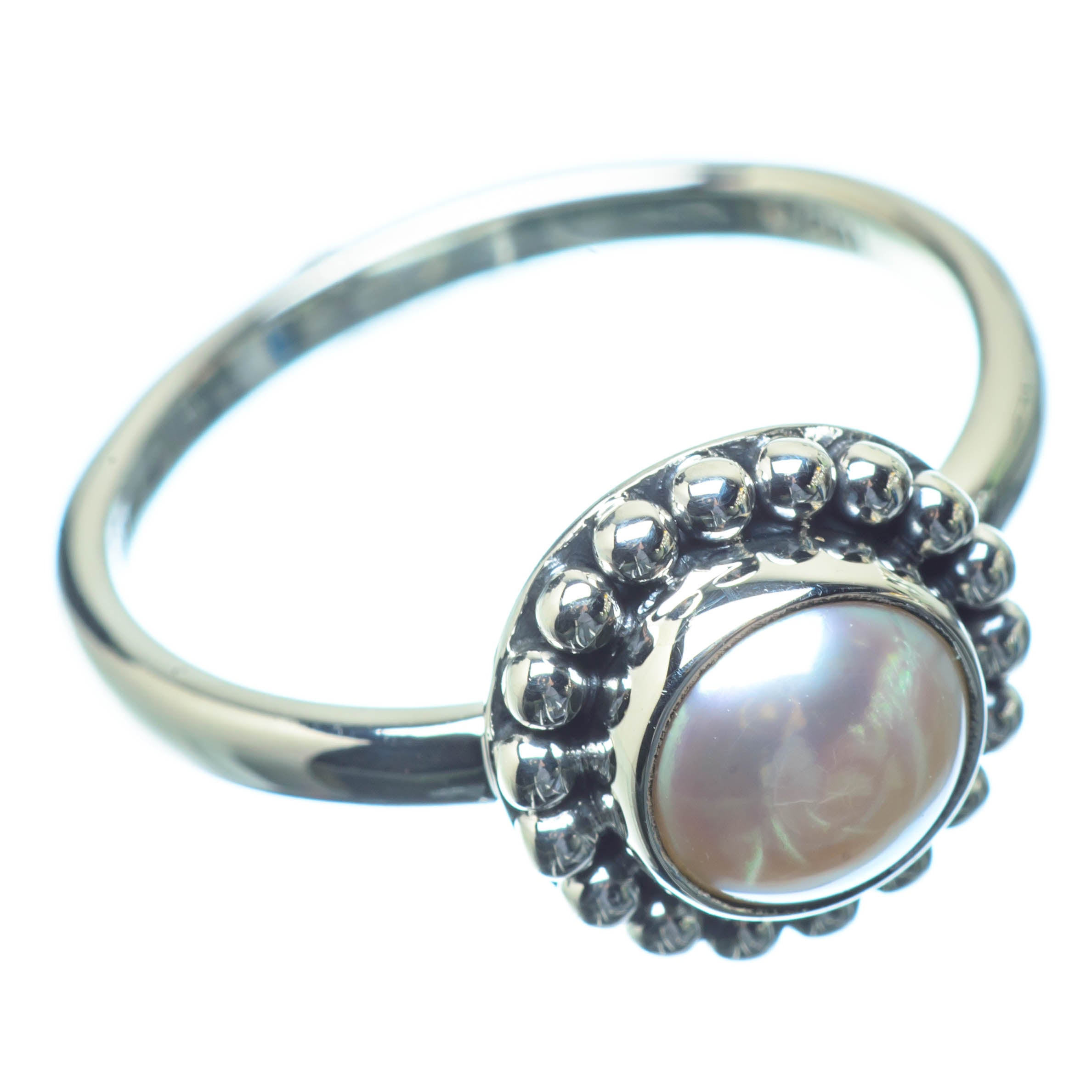 Cultured Pearl Rings handcrafted by Anasilvercos - RING26326