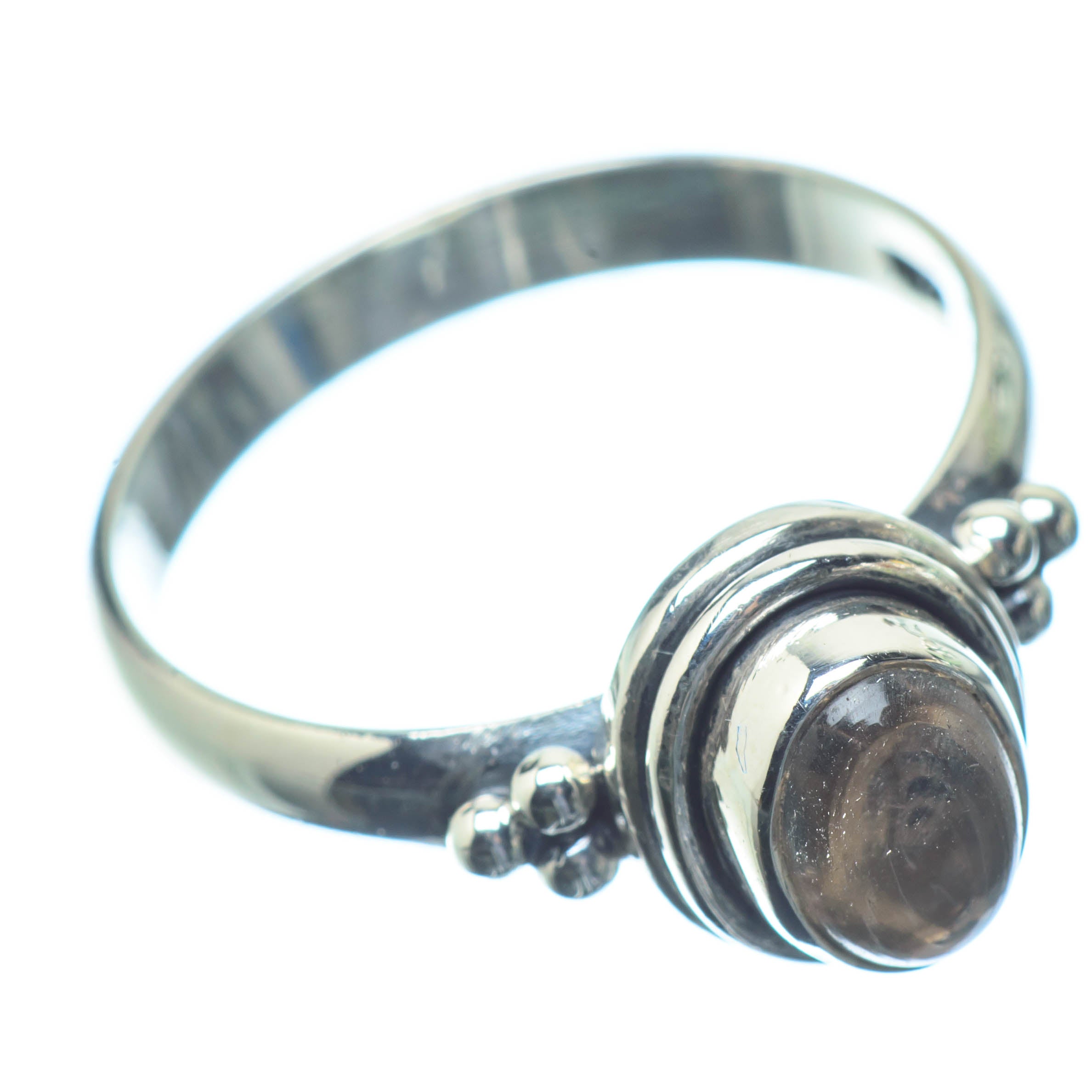 Smoky Quartz Rings handcrafted by Anasilvercos - RING26351