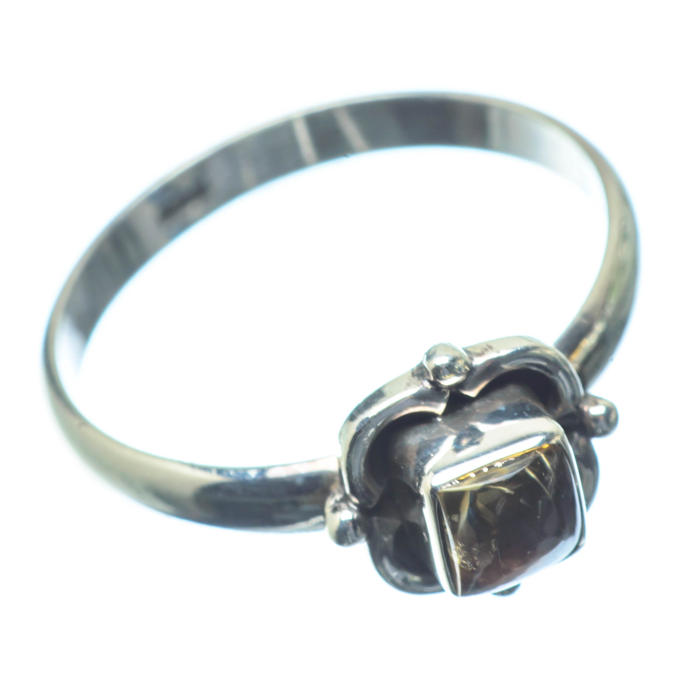 Smoky Quartz Rings handcrafted by Anasilvercos - RING26427