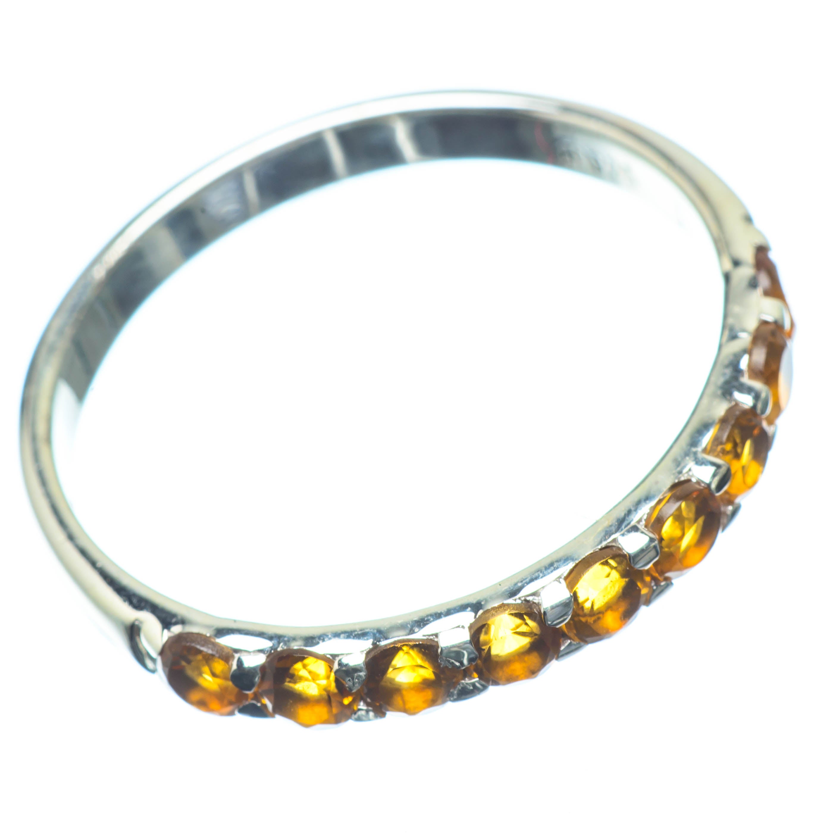 Citrine Rings handcrafted by Anasilvercos - RING26502